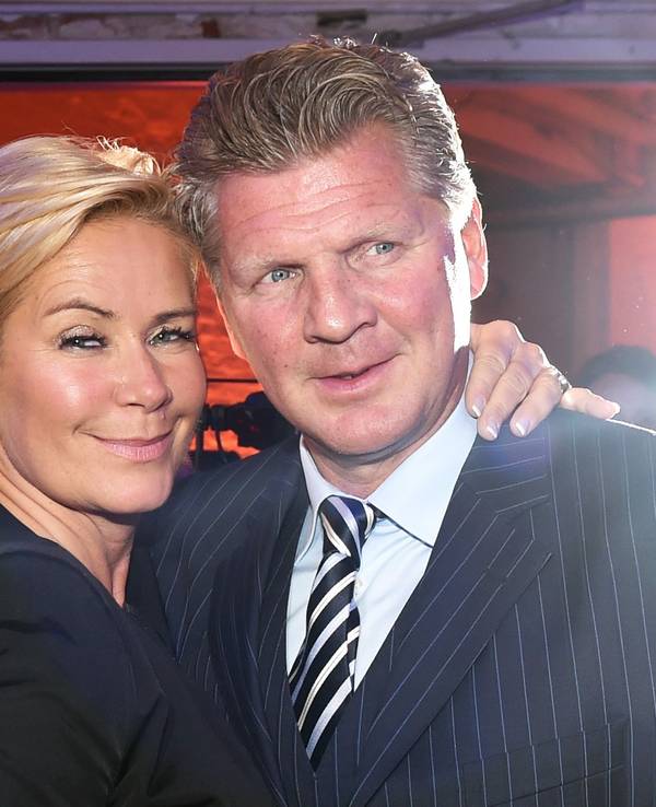 Stefan und Claudia Effenberg posieren in Berlin auf der Party nach der Verleihung des 6. Mira Awards.