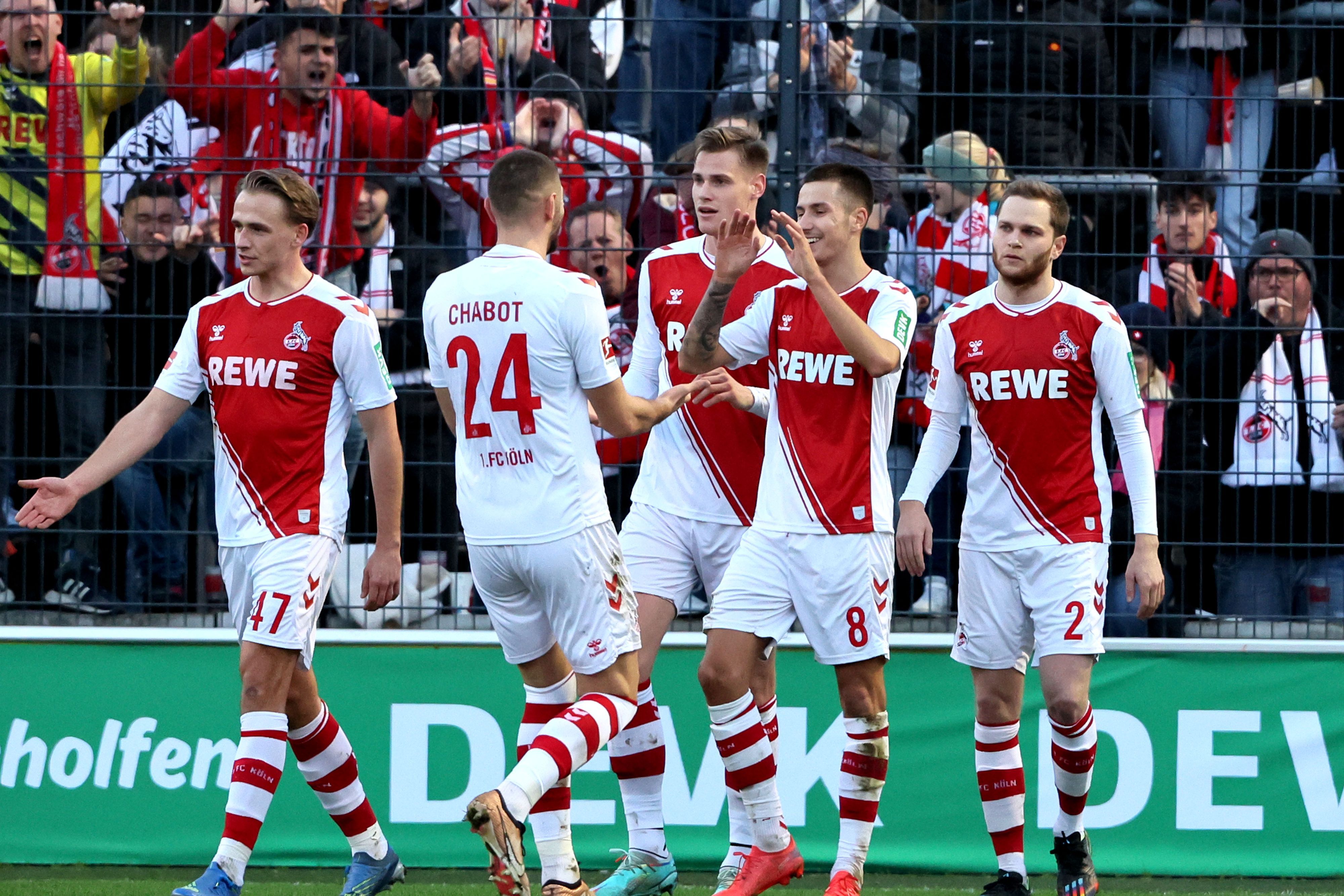 Denis Huseinbasic jubelt für den 1. FC Köln.