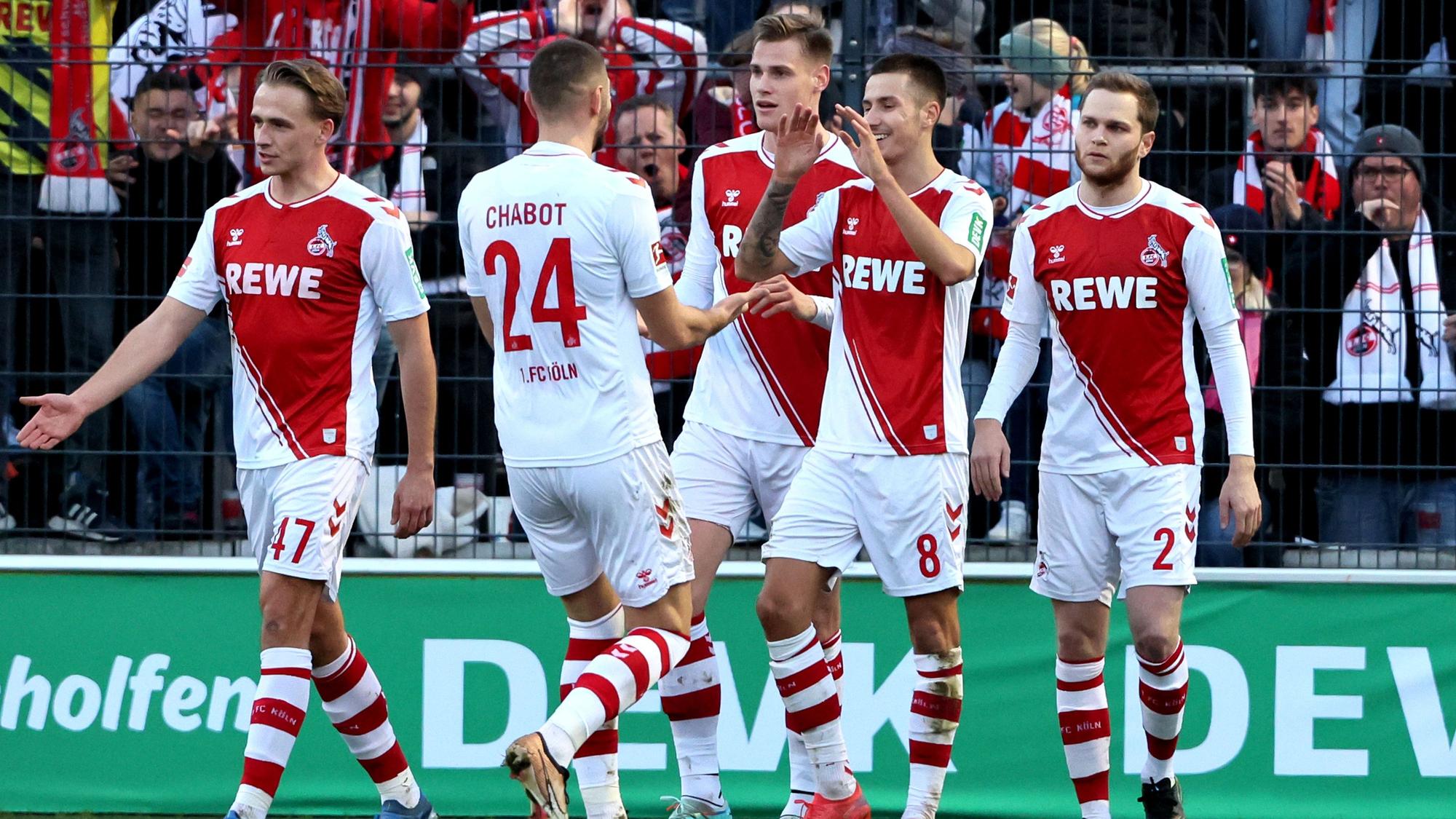 Denis Huseinbasic jubelt für den 1. FC Köln.