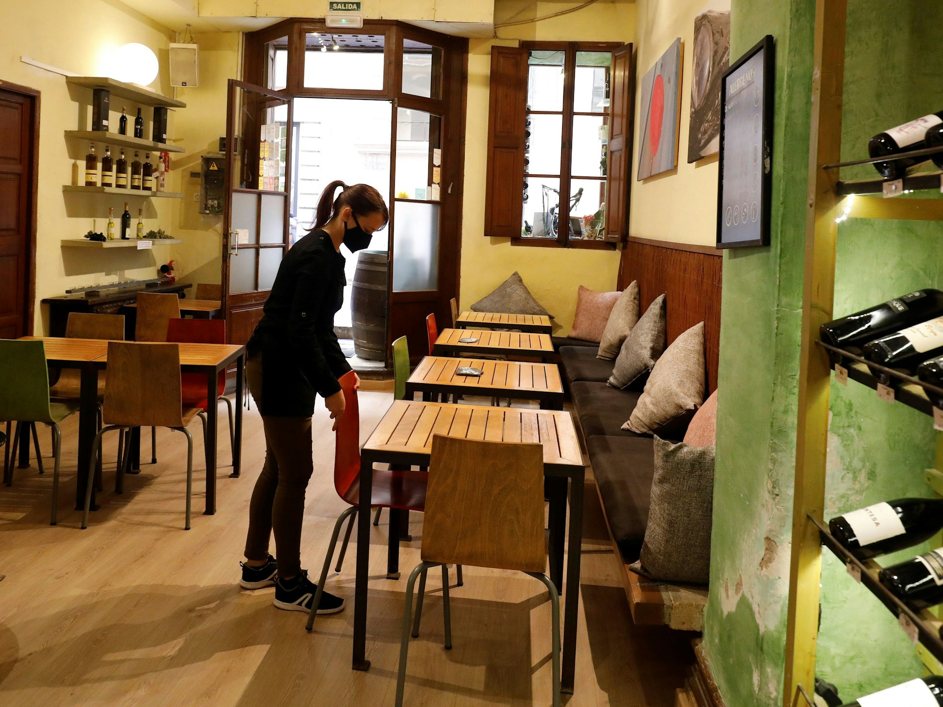 Das Team vom Restaurant Sandro auf Mallorca traute seinen Augen kaum. Unser Foto zeigt ein Restaurant auf Mallorca.