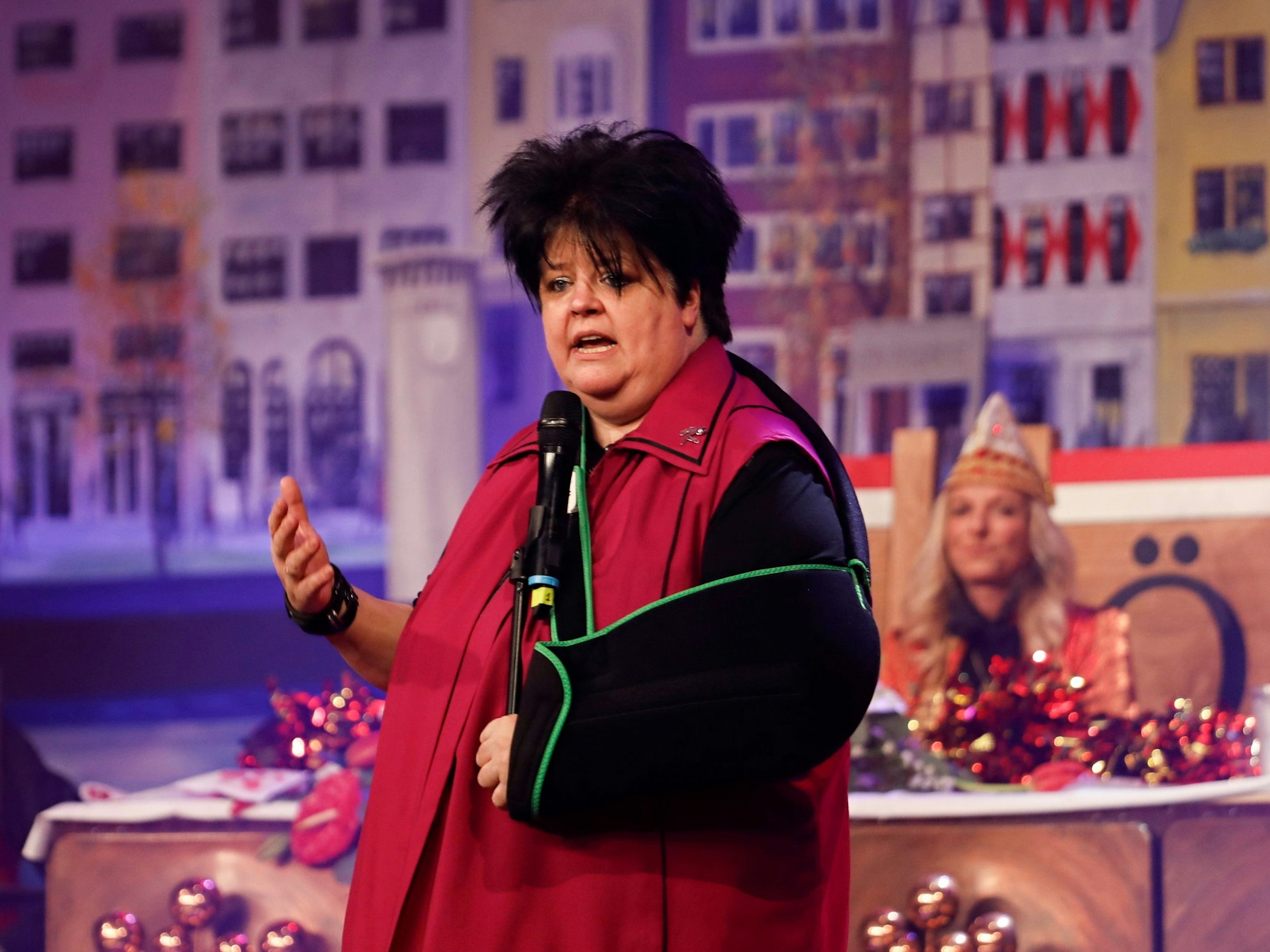 Ingrid Kühne auf der Bühne des Gürzenich