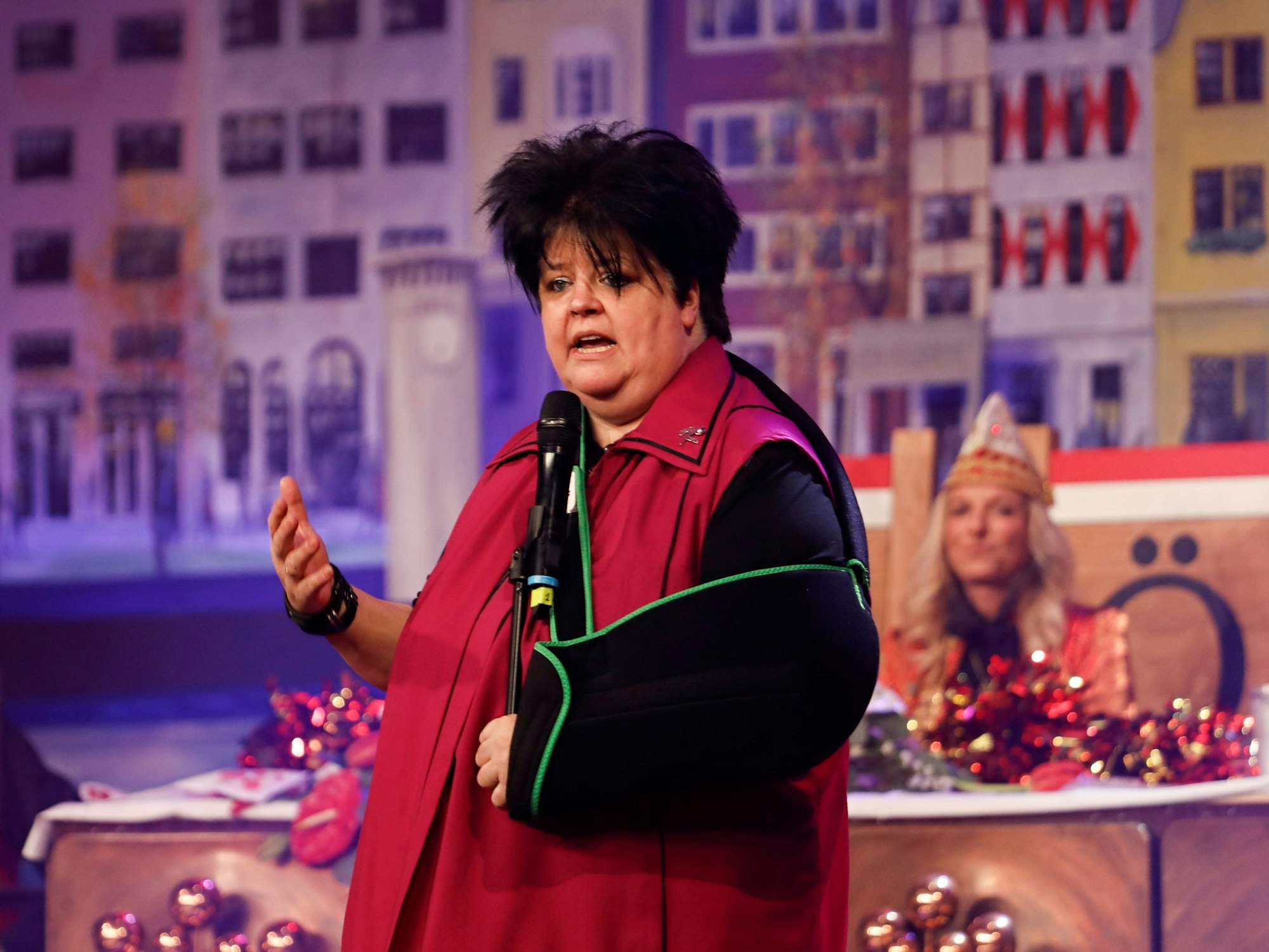 Ingrid Kühne auf der Bühne des Gürzenich