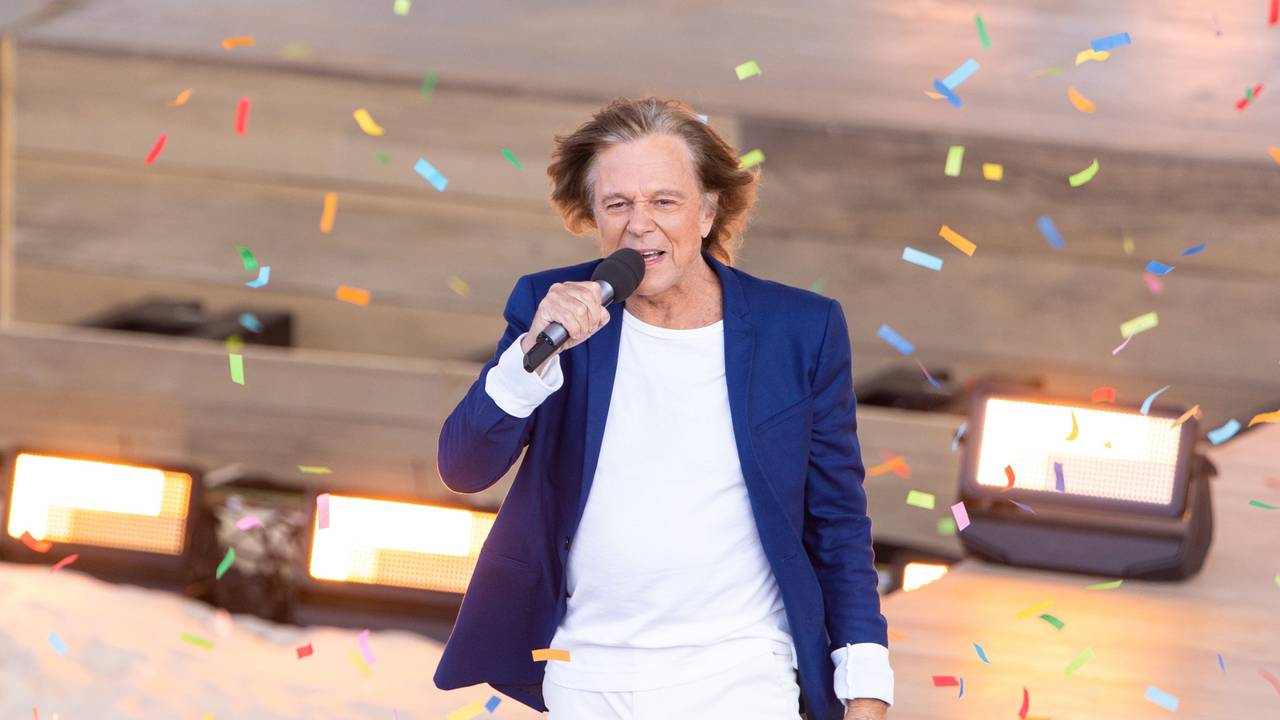 Jürgen Drews tritt am 9. Juli 2022 bei "Die grosse Schlagerstrandparty 2022"auf.