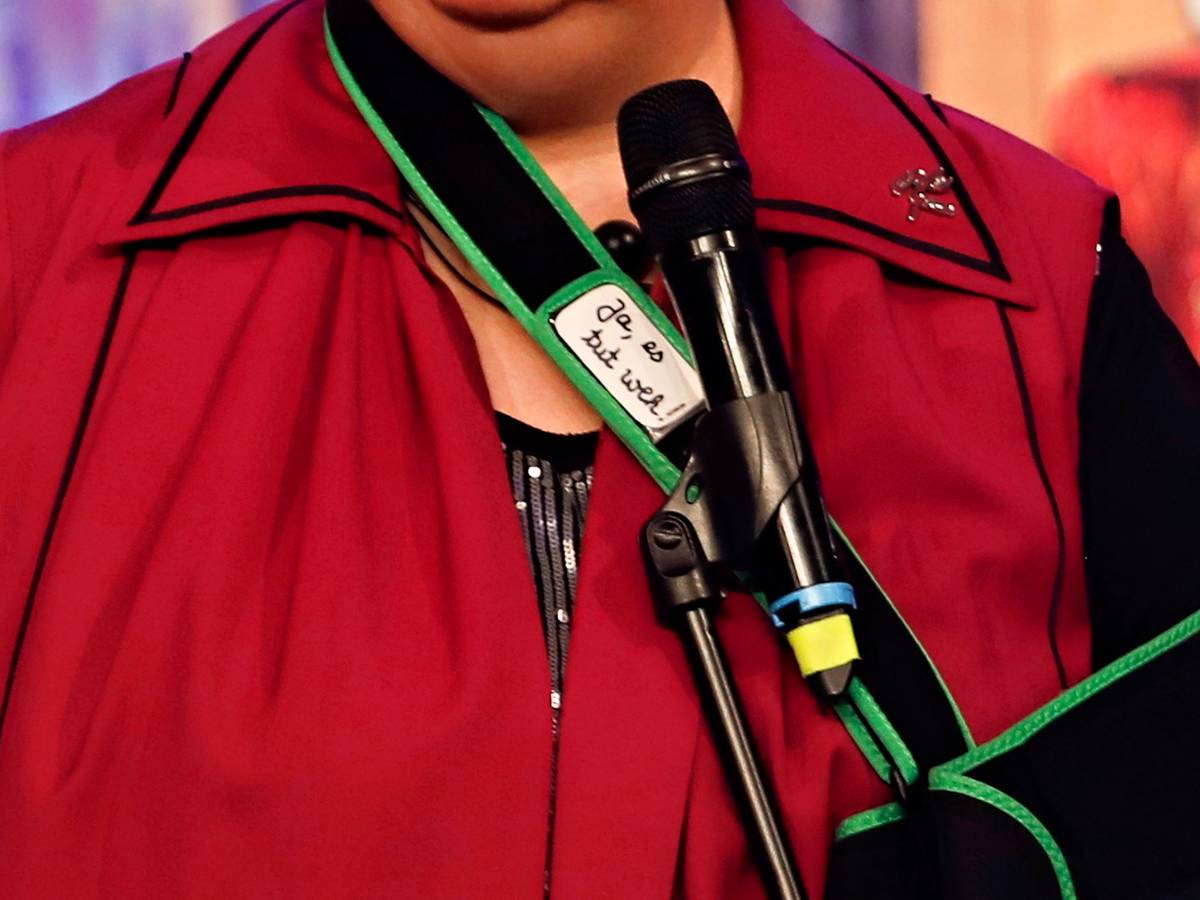 Botschaft "ja es tut weh" von Ingrid Kühne