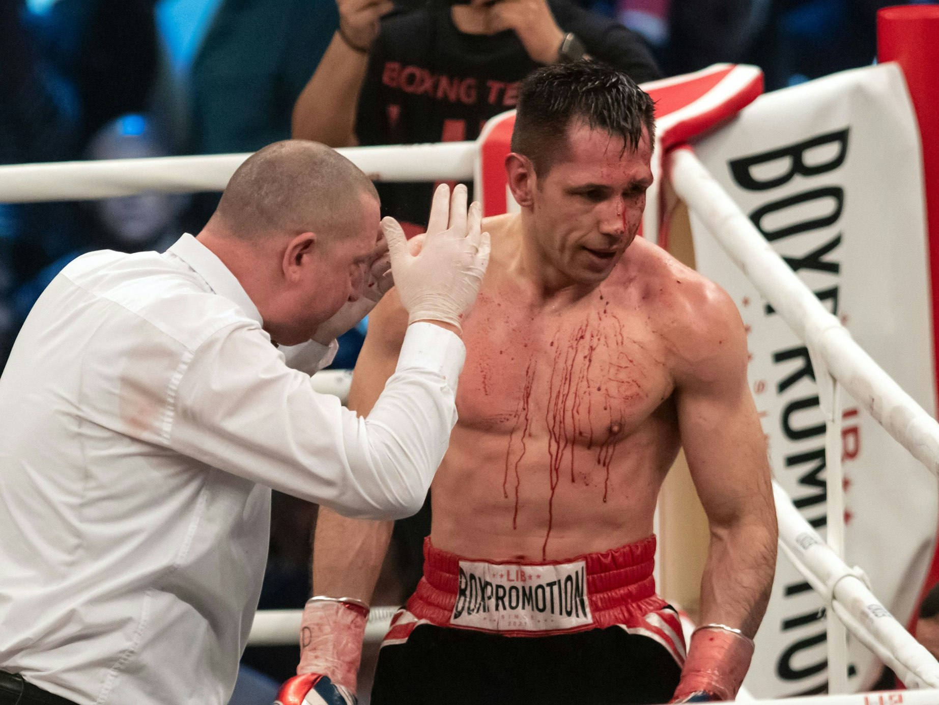 WM-Ausscheidungskampf in Dortmund: Supermittelgewichtler Felix Sturm (Deutschland) verlor gegen Szili (Ungarn)