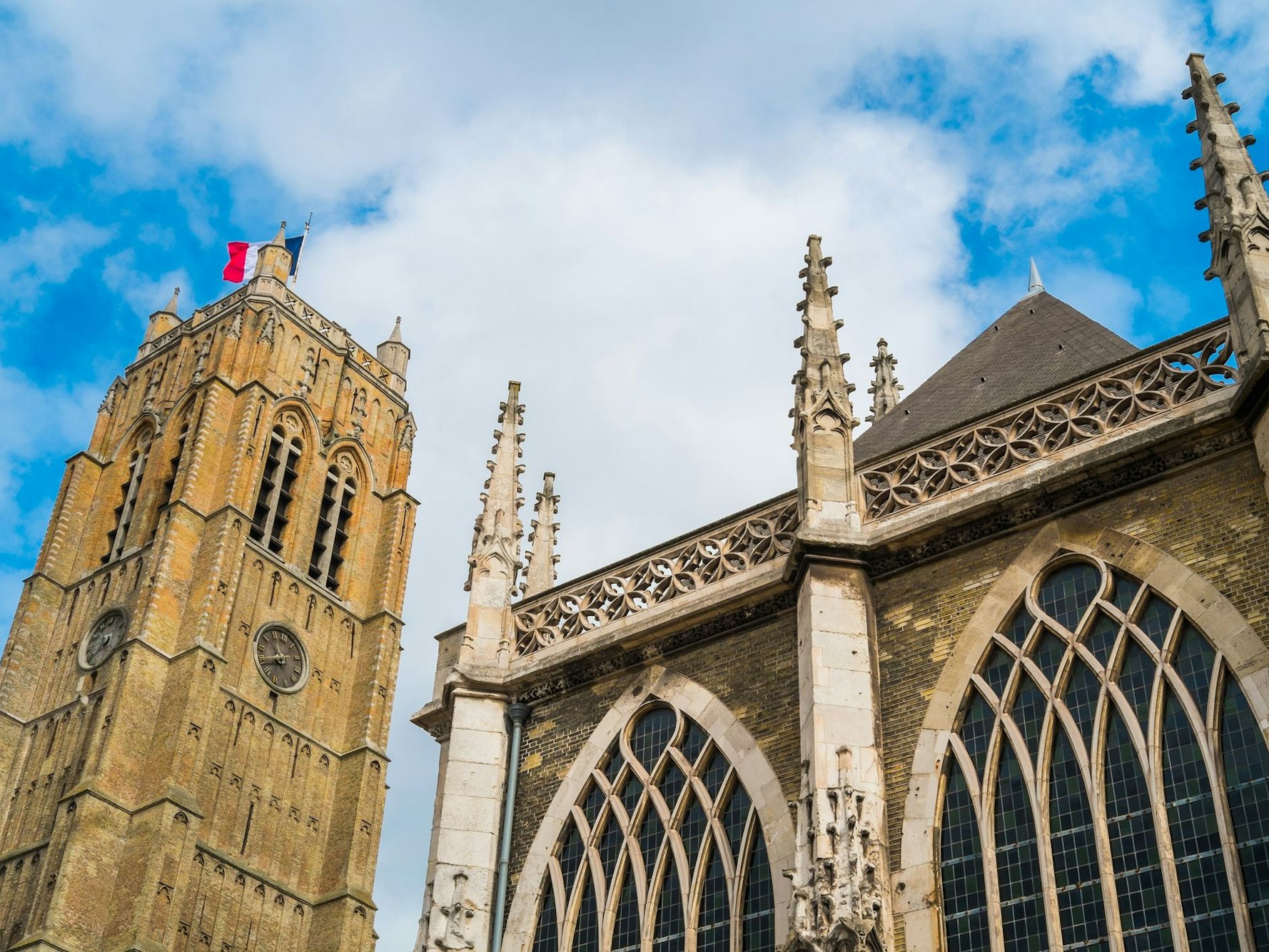 Die Kirche Saint-Eloi in Dünkirchen in Frankreich.