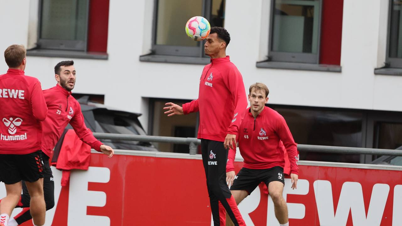 Davie Selke im Training des 1. FC Köln.