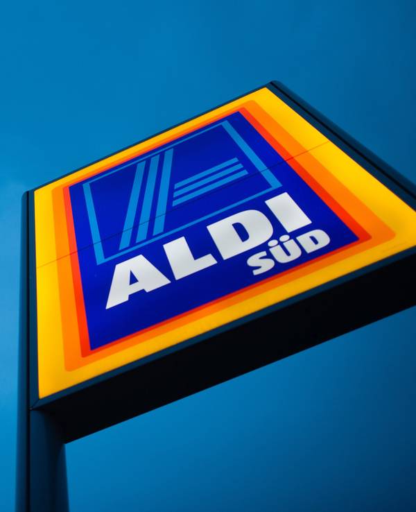 Das Logo von Aldi Süd – der Discounter nimmt Altbier aus dem Programm.