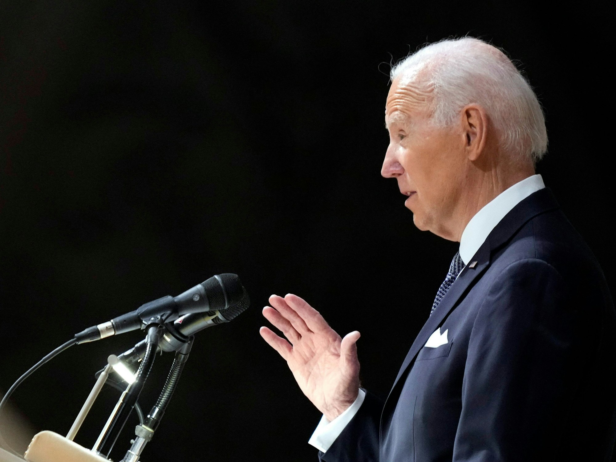US-Präsident Joe Biden bei einer Rede am 12. Januar 2023.