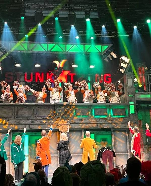 Die Nippeser Bürgerwehr am Donnerstag (12. Januar) bei der Stunksitzung.