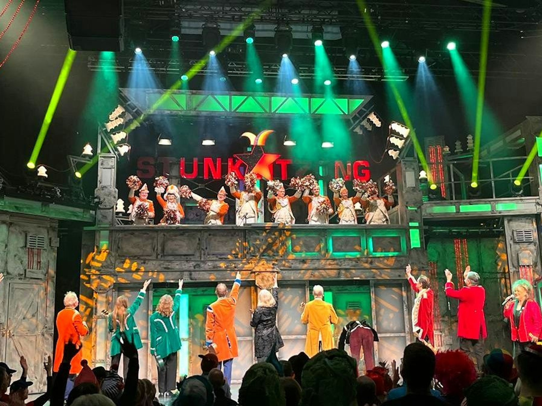 Die Nippeser Bürgerwehr am Donnerstag (12. Januar) bei der Stunksitzung.