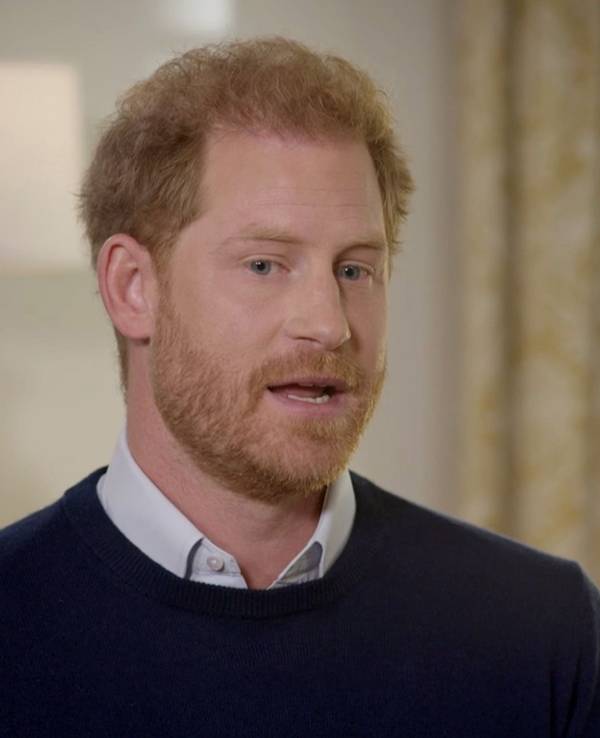 Dieses undatierte von ITV zur Verfügung gestellte Videostandbild zeigt den britischen Prinzen Harry während eines Interviews von ITV für die Sendung «Harry: Das Interview». +++ dpa-Bildfunk +++