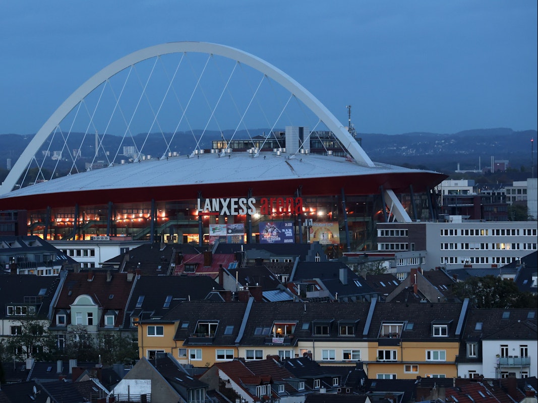 Ein Blick auf die Lanxess-Arena.