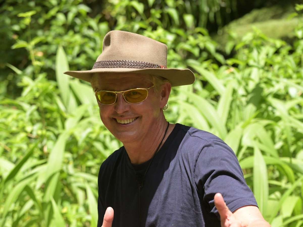 Markus Mörl im Dschungeloutfit.