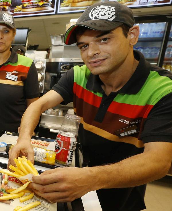 Eine Burger-King-Filiale in Brüssel (2017).