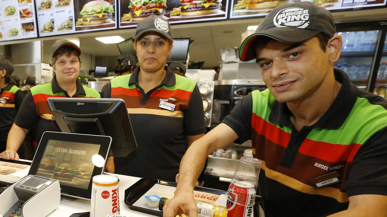 Eine Burger-King-Filiale in Brüssel (2017).