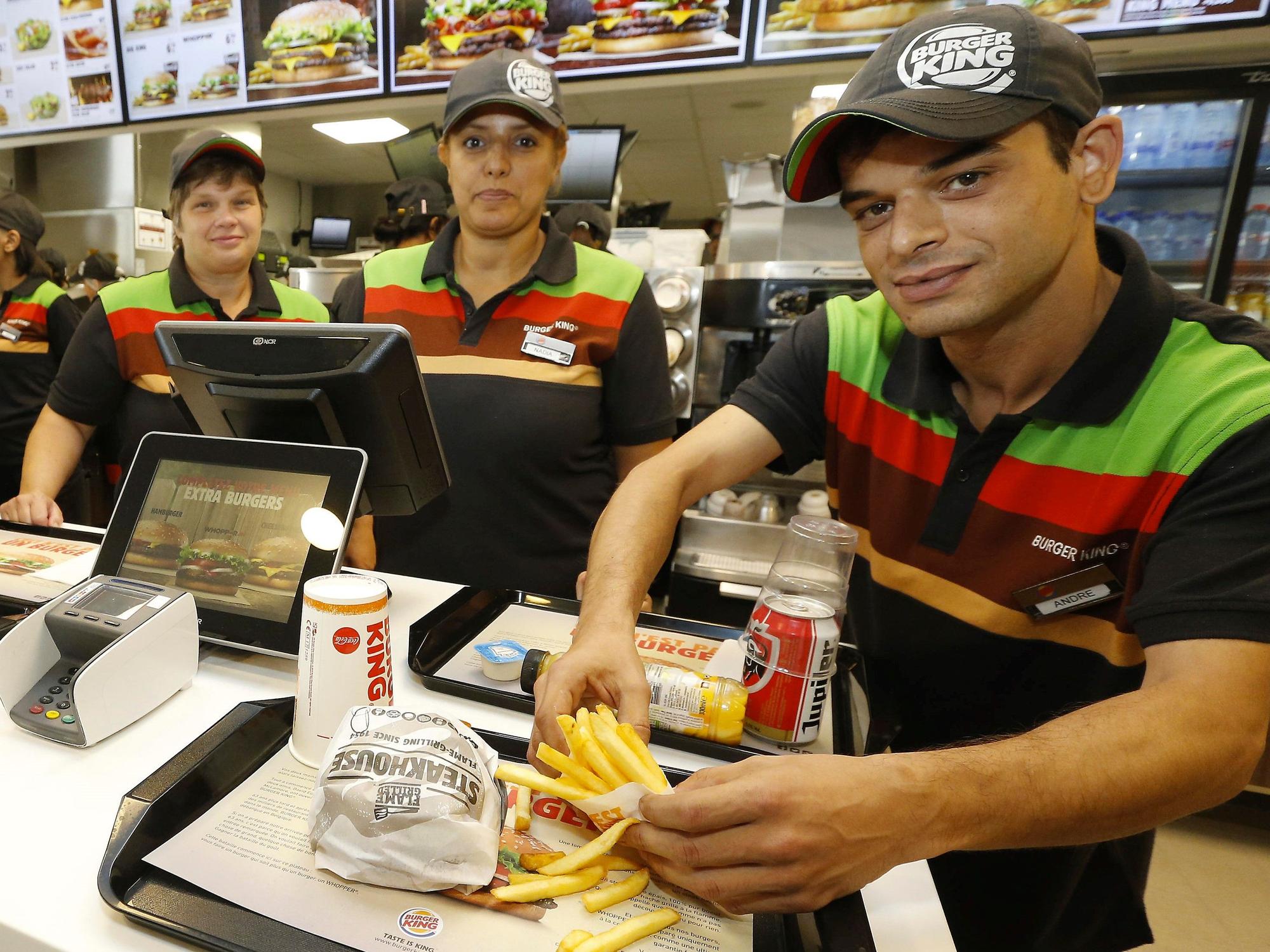Eine Burger-King-Filiale in Brüssel (2017).