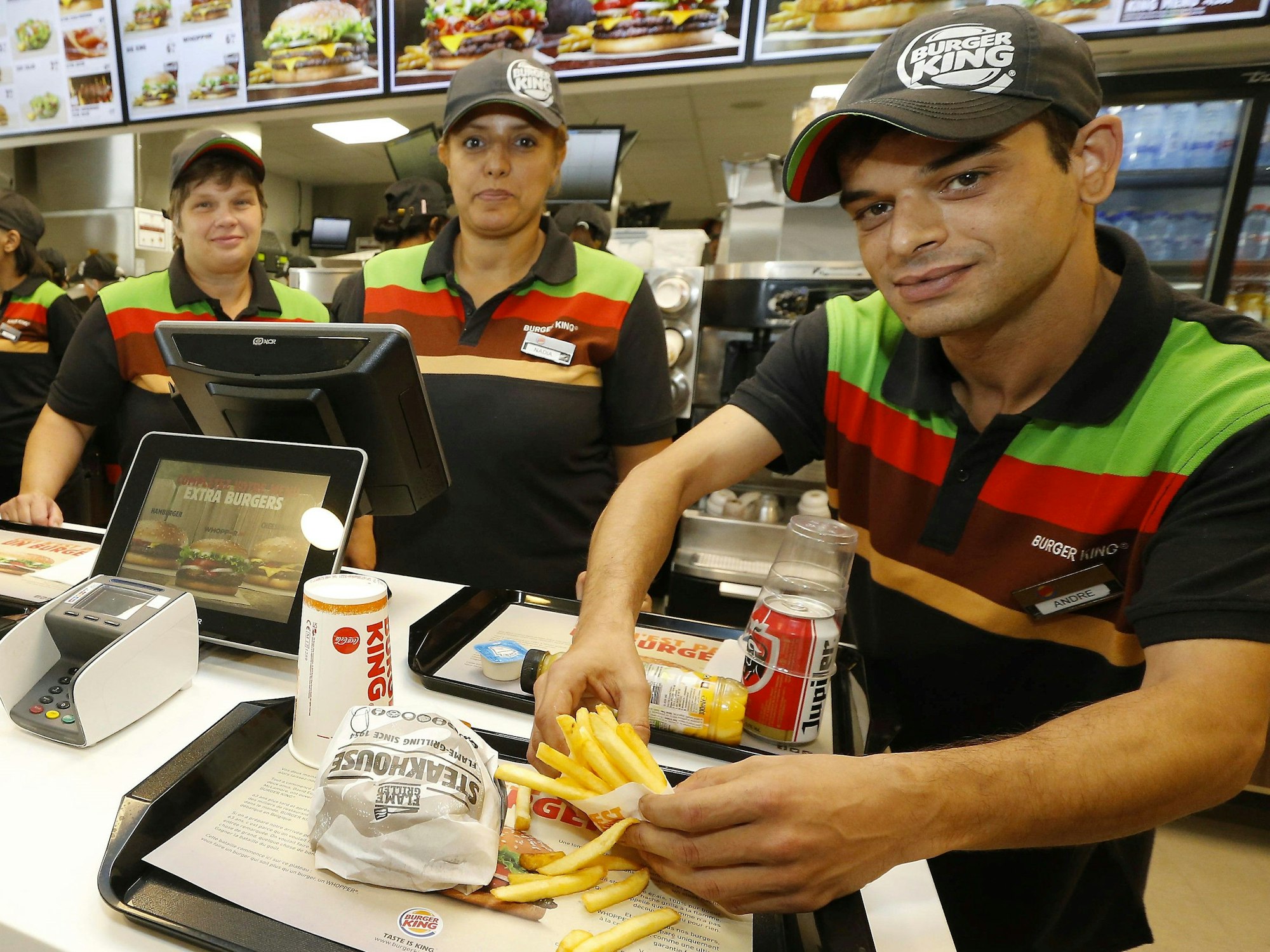 Eine Burger-King-Filiale in Brüssel (2017).