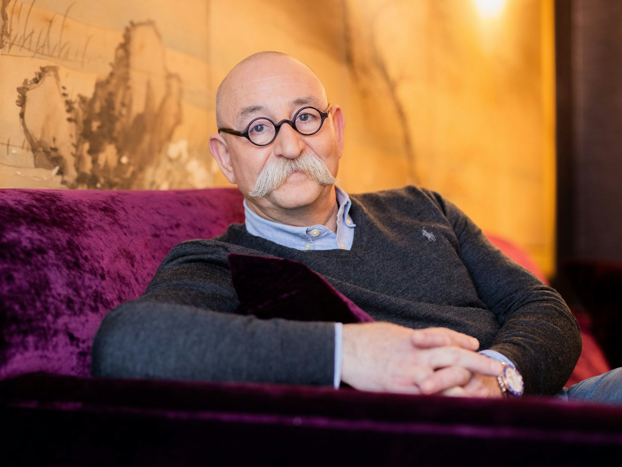 Horst Lichter, prominenter Koch und Trödel-Moderator, aufgenommen im Savoy Hotel. Er wird am 15. Januar 2022 60 Jahre alt. (zu dpa-KORR «Kinders», wie die Zeit vergeht: Horst Lichter wird 60 Jahre alt) +++ dpa-Bildfunk +++