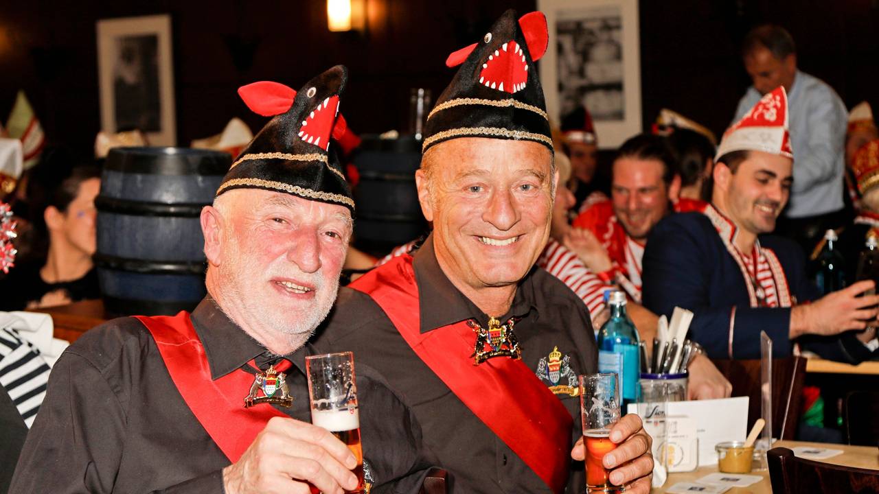 Tom Gerhardt mit Präsident Volker Marx von den Löstigen Tasmaniern.