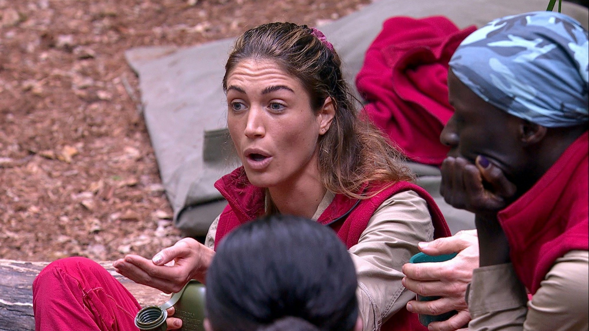 Tessa Bergmeier im Dschungelcamp.