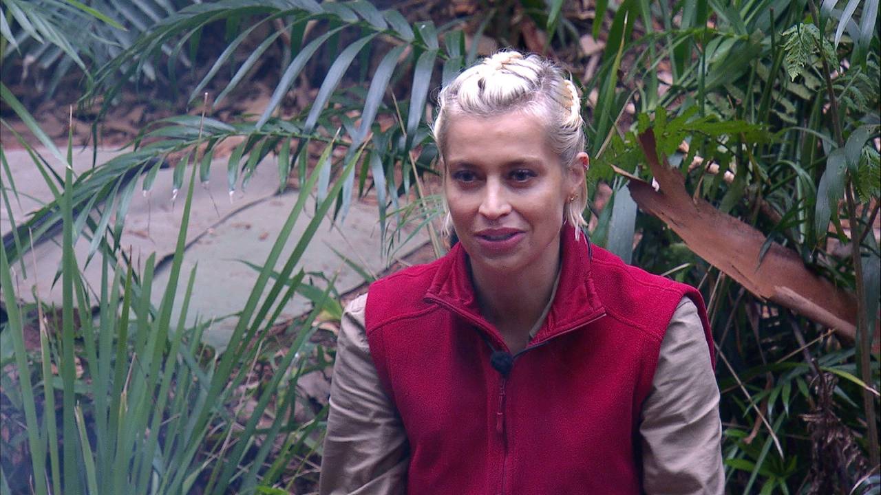 Verena Kerth im Dschungelcamp.