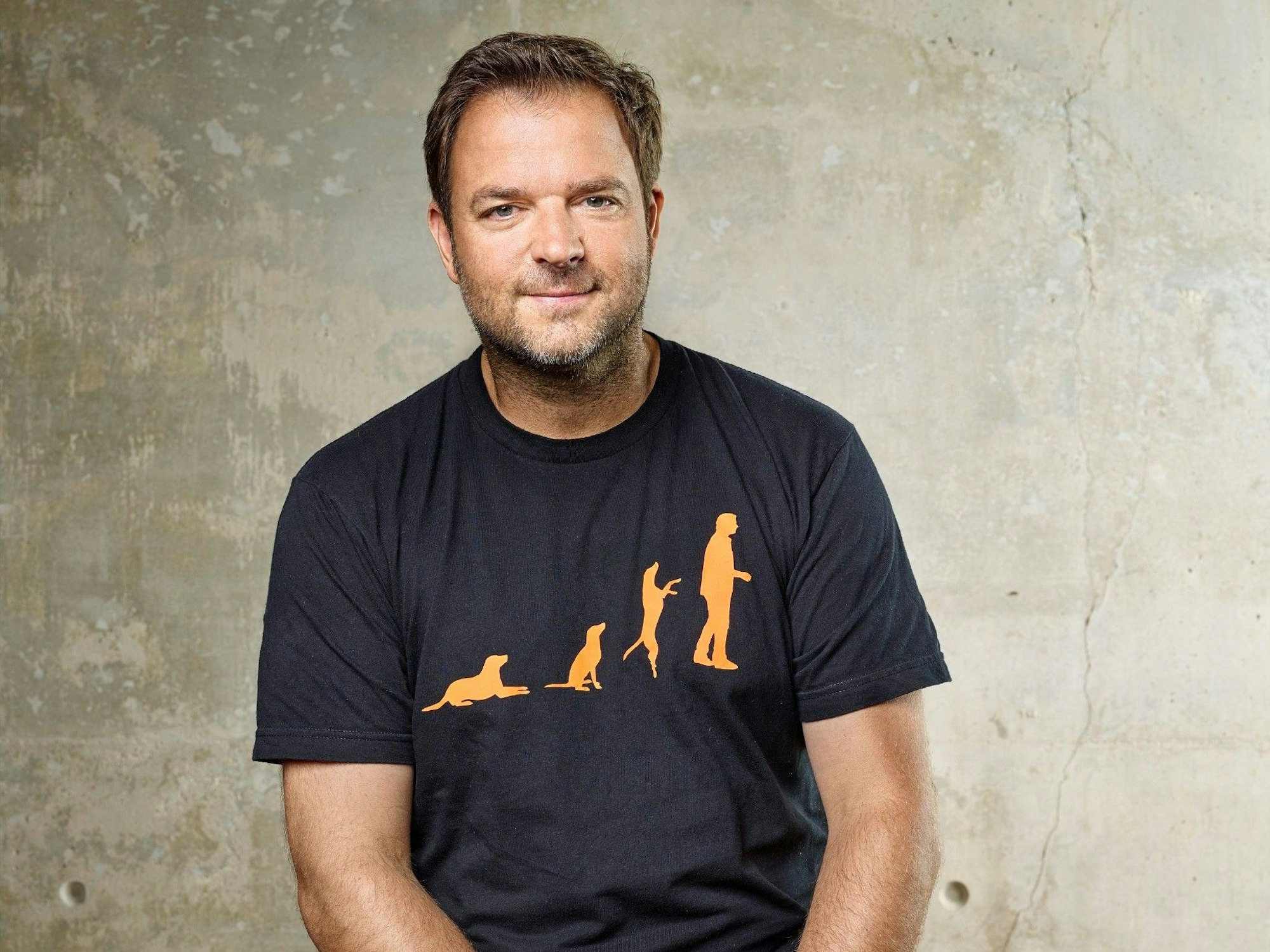 Martin Rütter bei einem offiziellen Fototermin für seine Show.