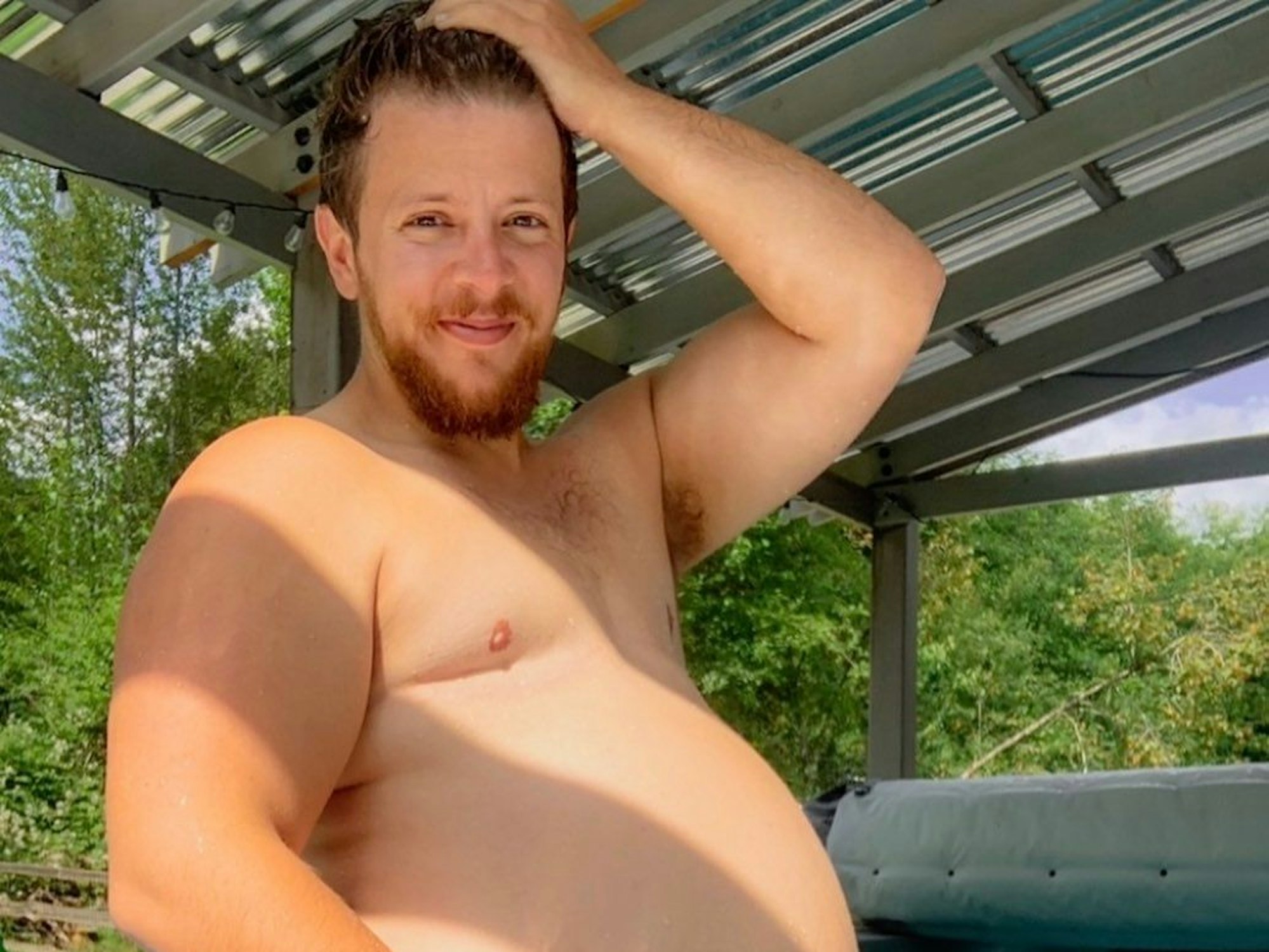 Der US-Amerikaner Danny Wakefield hat 2020 ein Kind zur Welt gebracht.