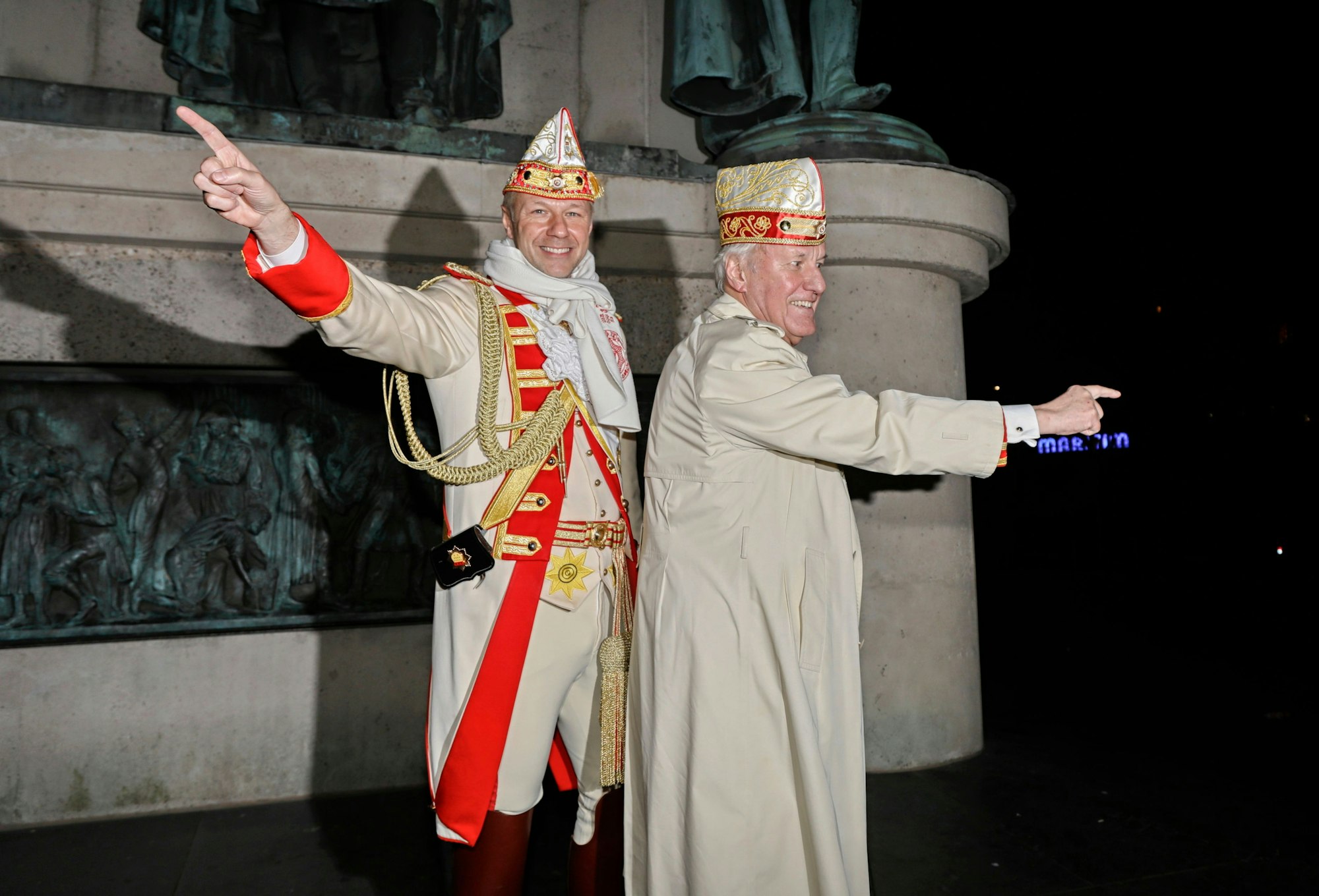 Wohin denn jetzt? Alexander von Chiari und Marcus Gottschalk tauschten die Säle.