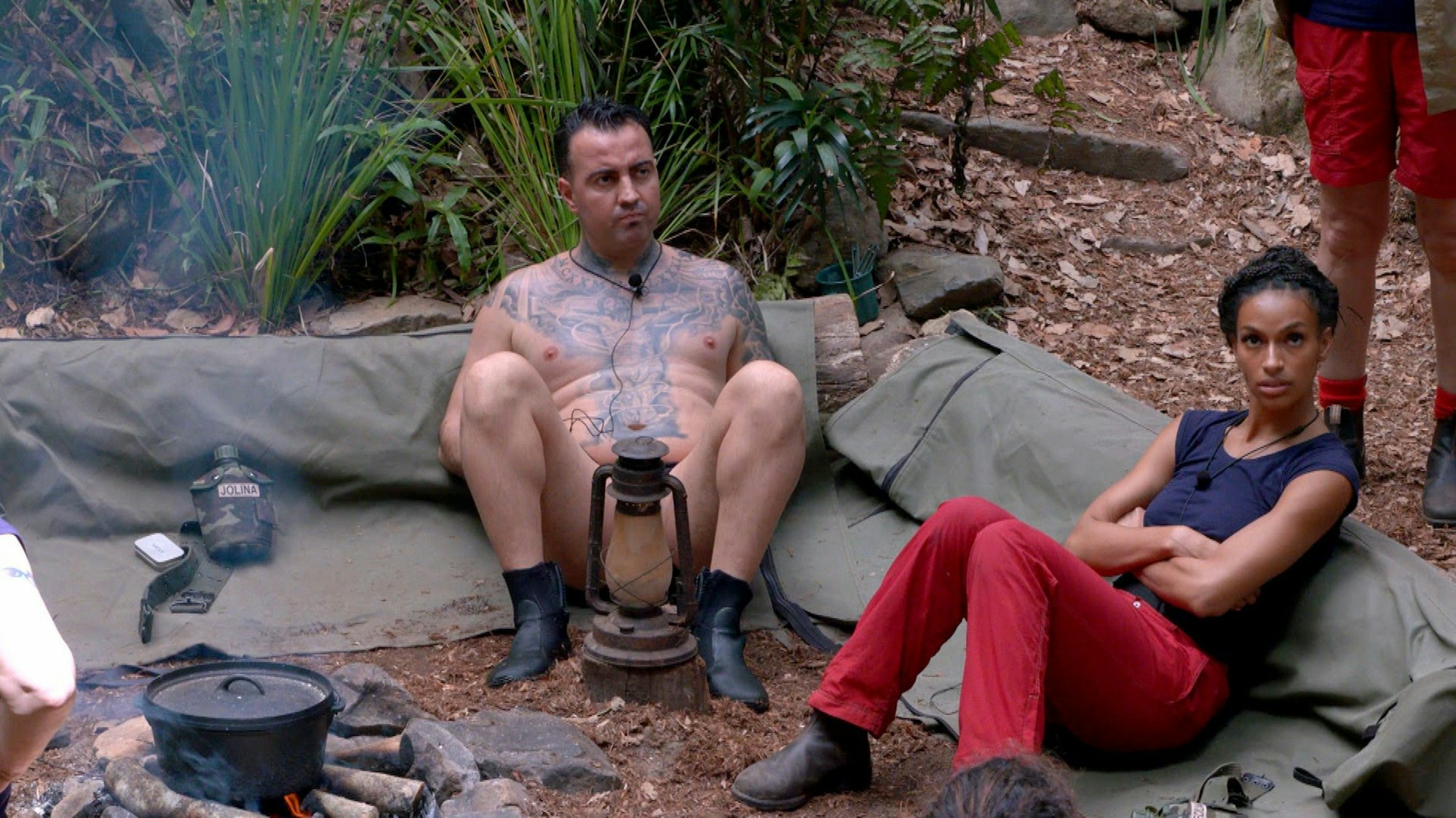 Tag 11 im Camp. Cosimo Citiolo und Cecilia Asoro.
Die Verwendung des sendungsbezogenen Materials ist nur mit dem Hinweis und Verlinkung auf RTL+ gestattet.