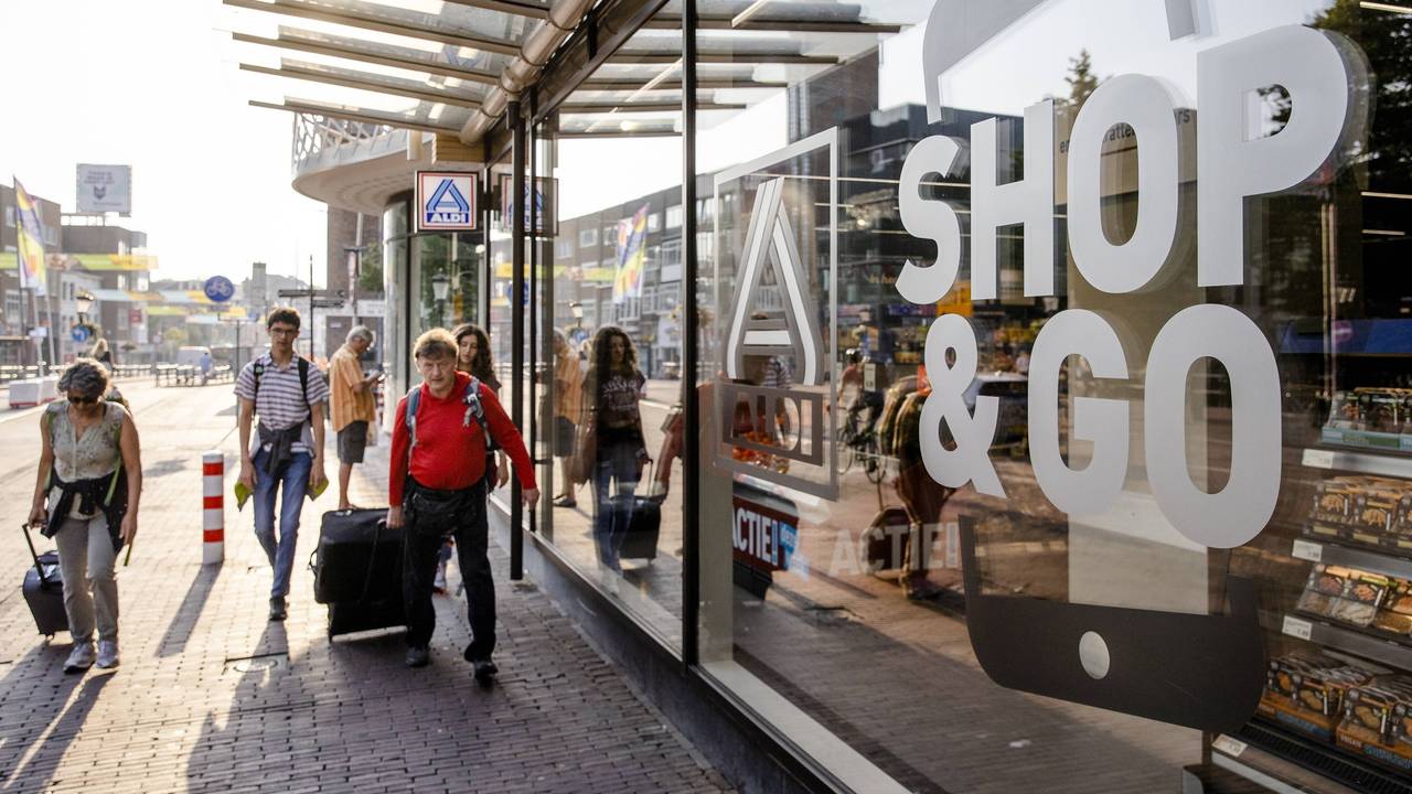 Aldi-Filiale in Utrecht. Hier hat der Discounter ein entscheidendes Detail wohl vergessen.