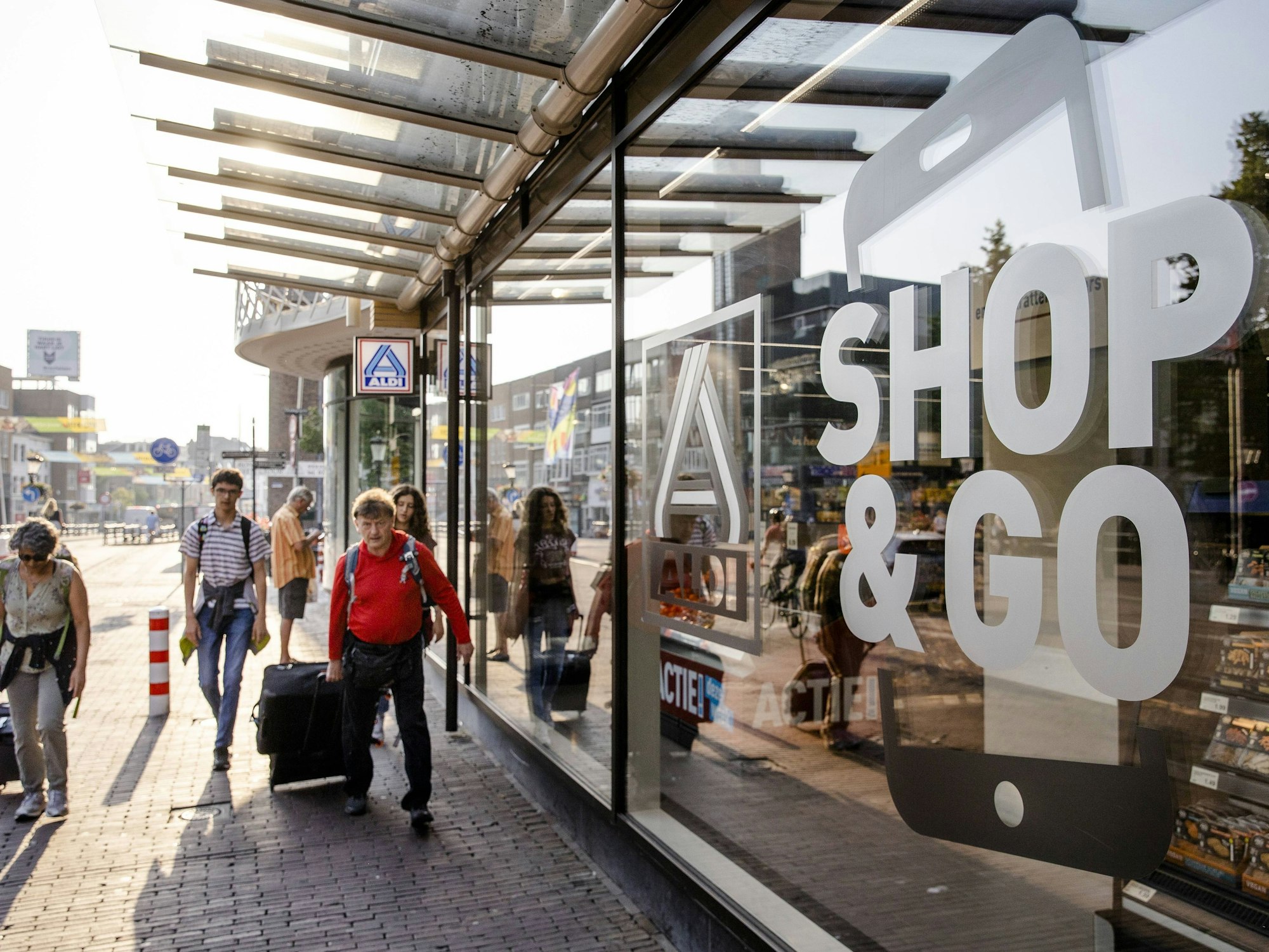 Aldi-Filiale in Utrecht. Hier hat der Discounter ein entscheidendes Detail wohl vergessen.