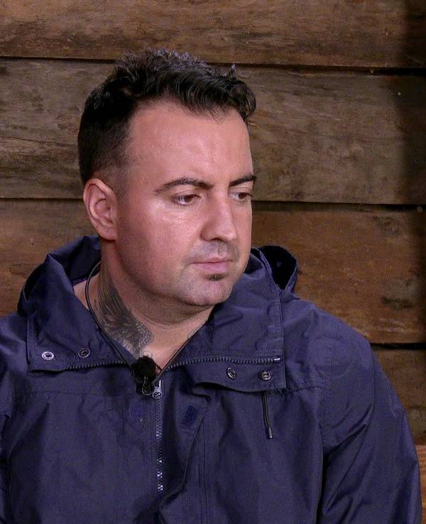 Tag 12 im Camp. Cosimo Citiolo erklärt im Dschungeltelefon seine Gefühlslage