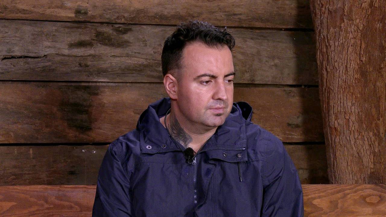 Tag 12 im Camp. Cosimo Citiolo erklärt im Dschungeltelefon seine Gefühlslage