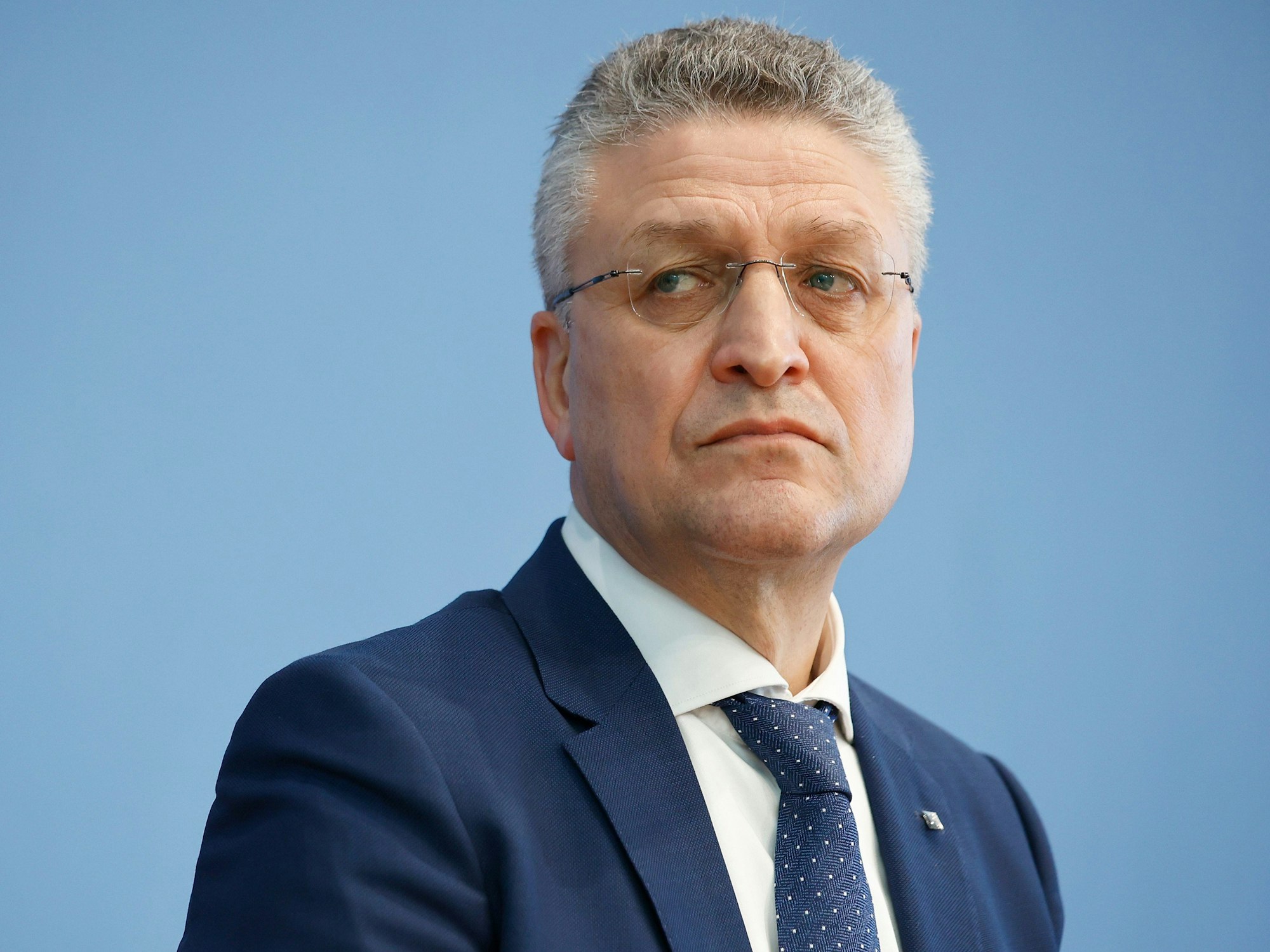 RKI-Präsident Lothar Wieler am 11. März 2022 bei einer Pressekonferenz über die Entwicklung in der Corona-Pandemie.