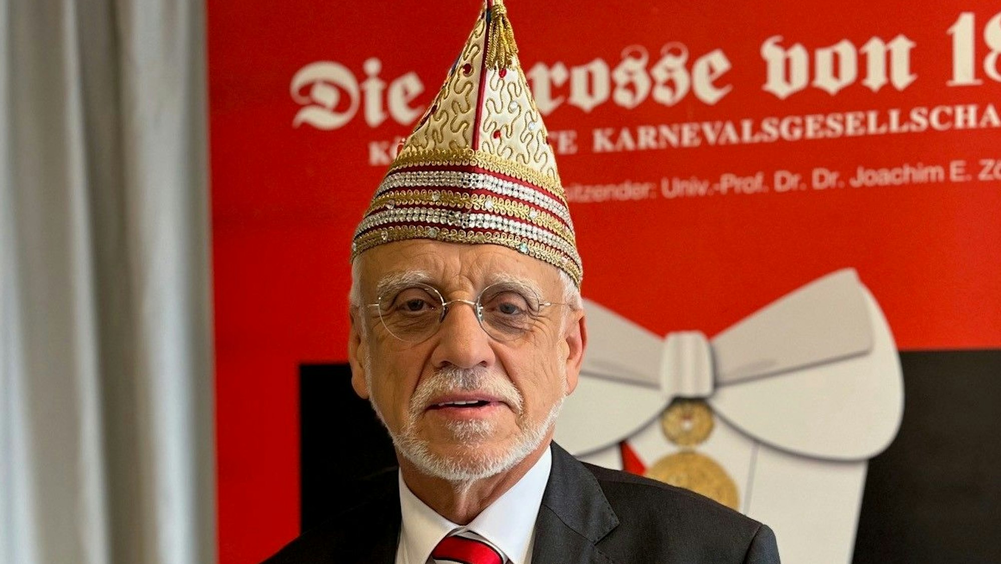 Joachim Zöller bei der Pressekonferenz zur Schälzick im Tanzbrunnen