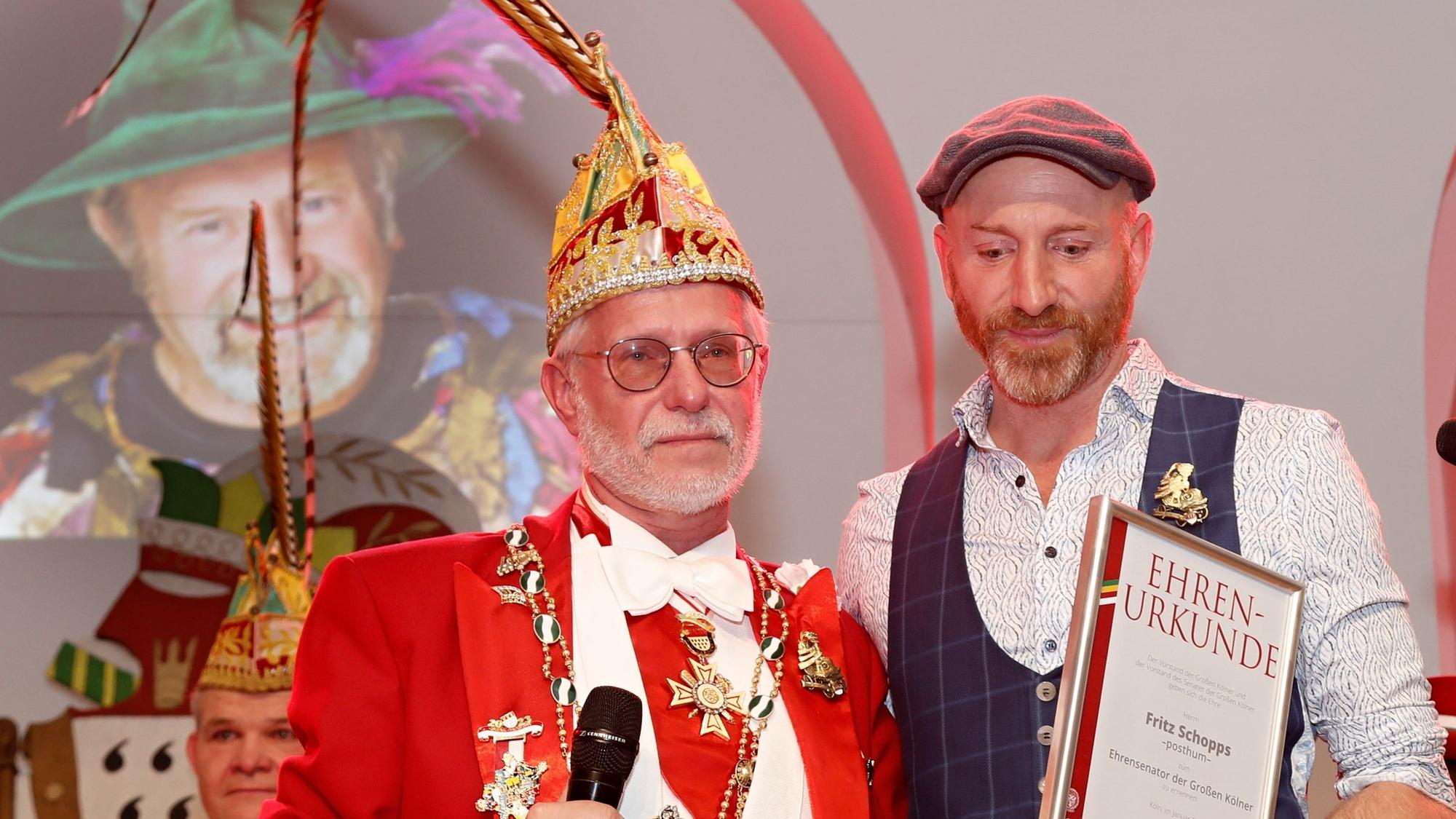 Joachim Wüst (l.) und Martin Schopps in der Flora.