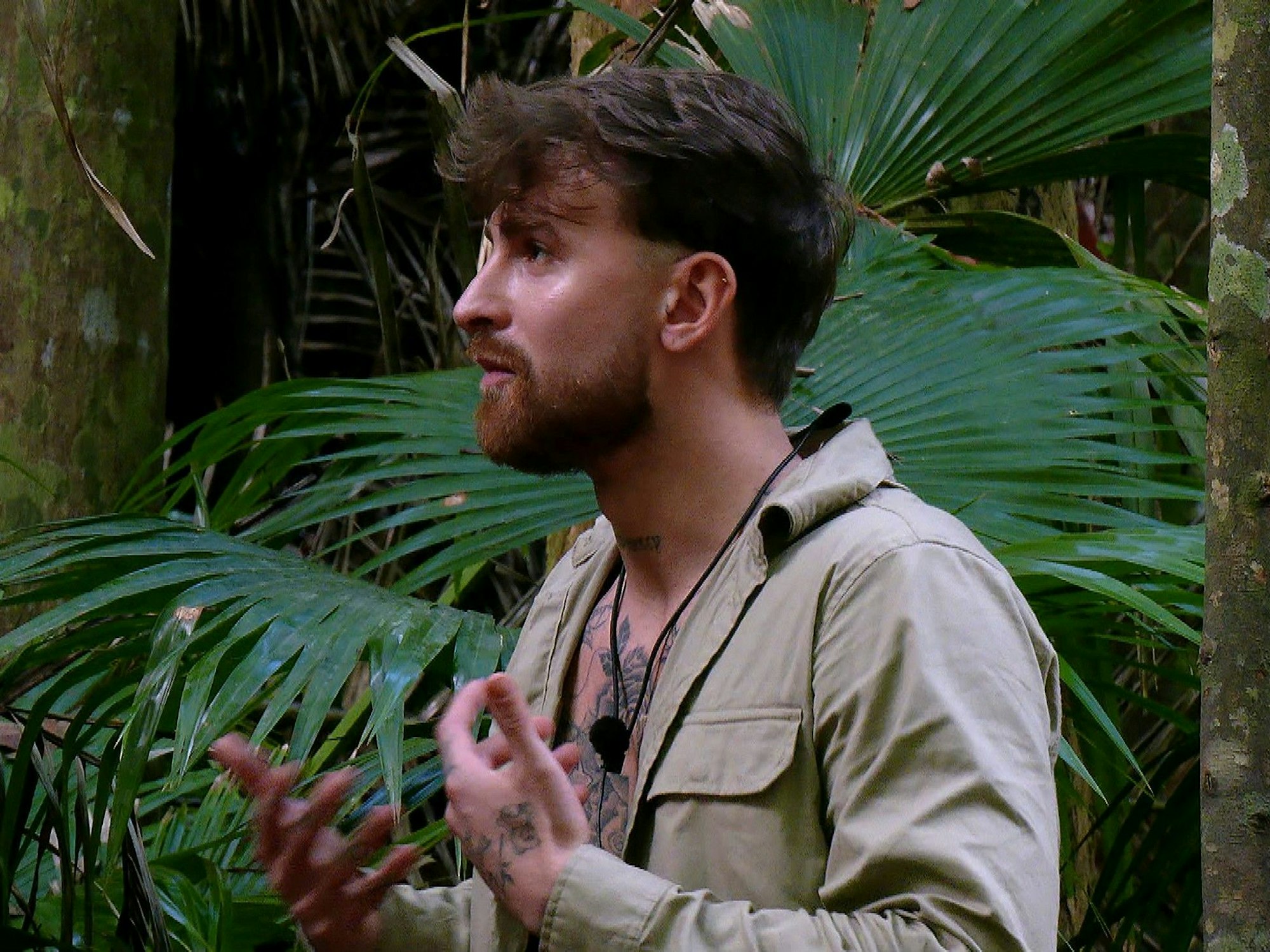 „Gigi“ Birofio im Dschungelcamp 2023.