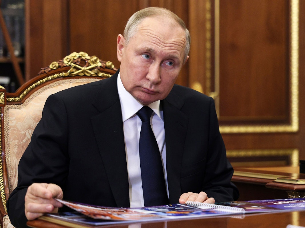 Russlands Präsident Wladimir Putin im Januar 2023 in Moskau.