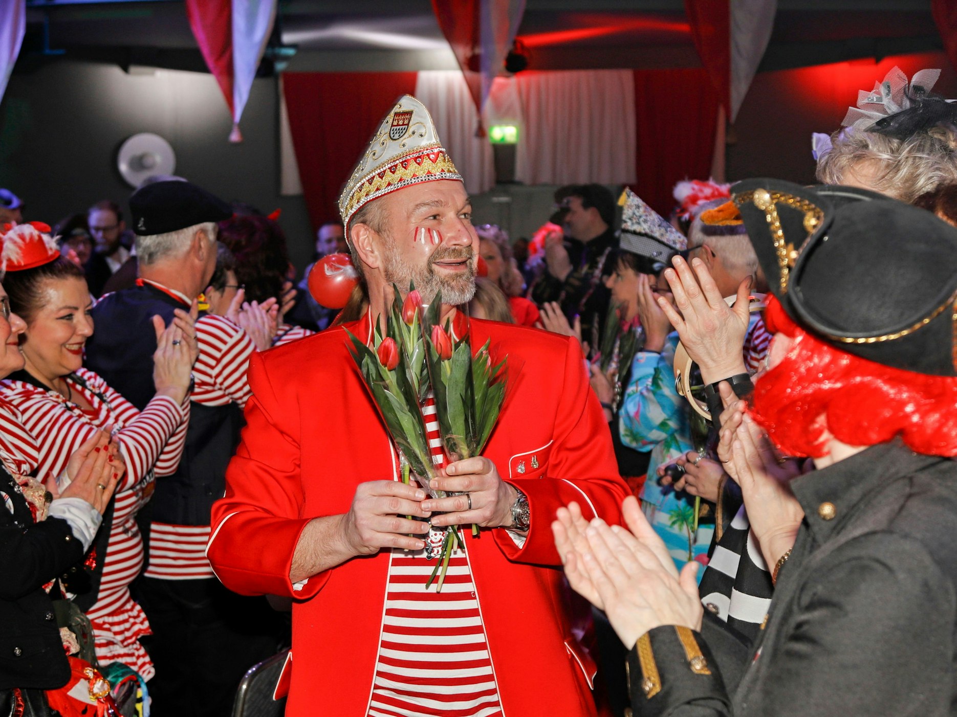 Volker Weininger beim Einmarsch