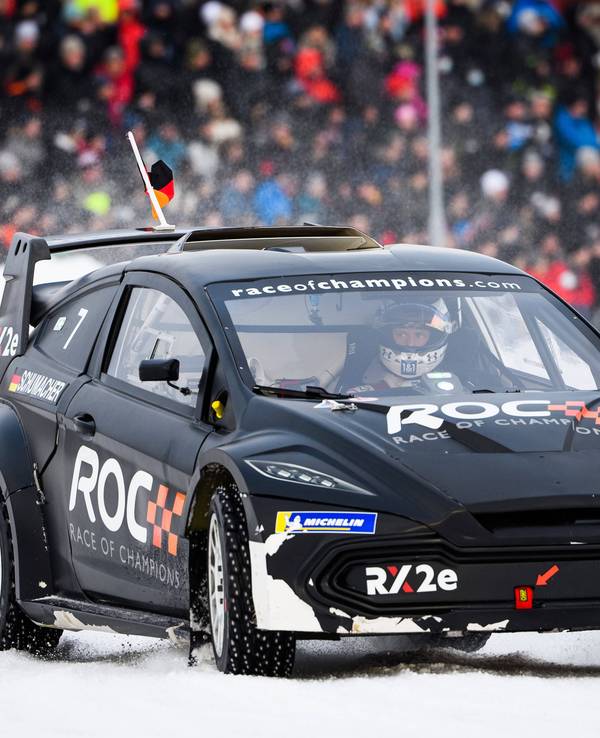 Mick Schumacher fährt beim Race of Champions.