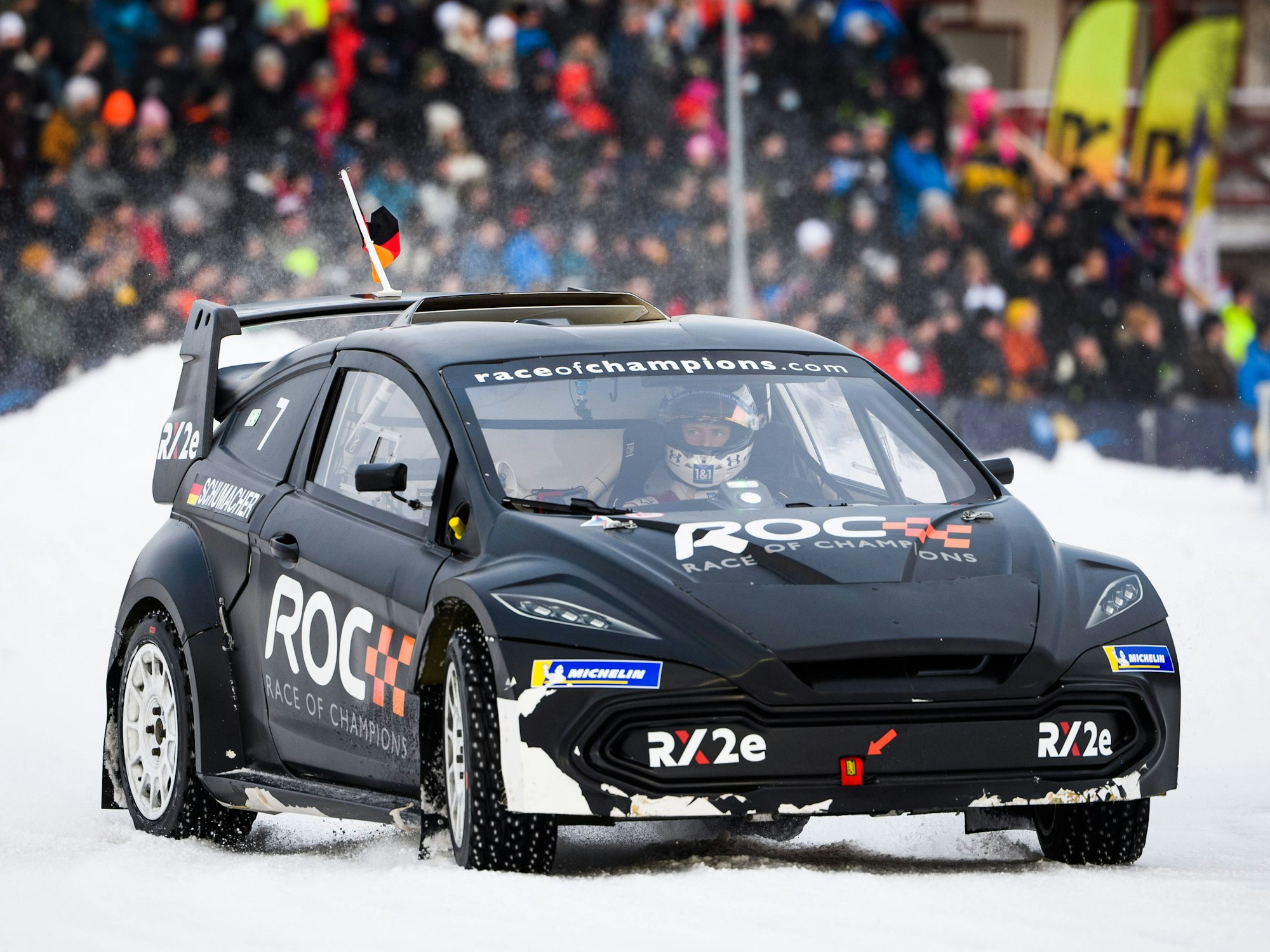 Mick Schumacher fährt beim Race of Champions.