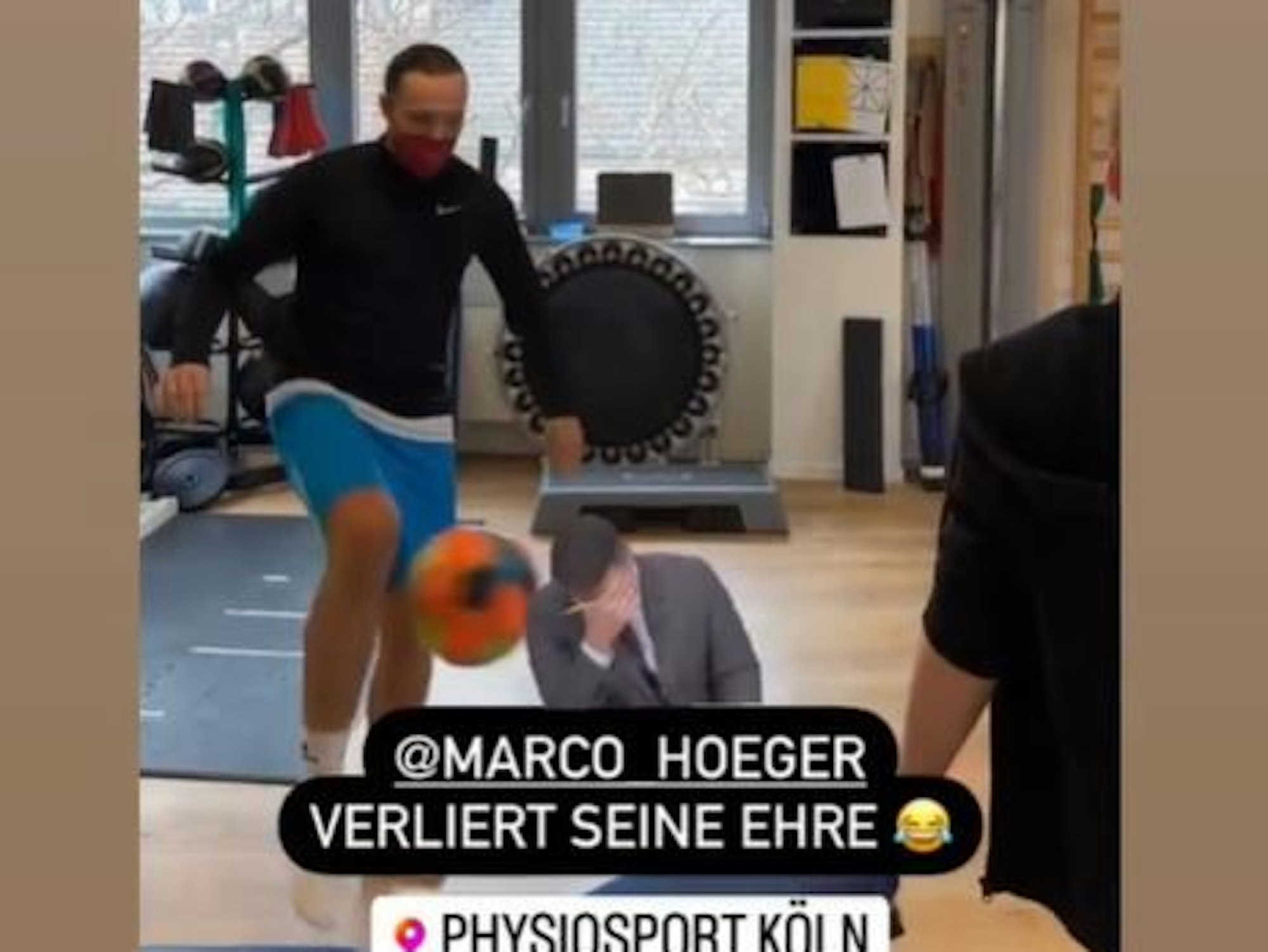Instagram-Story von Marco Hoeger vom 28. Januar 2023.