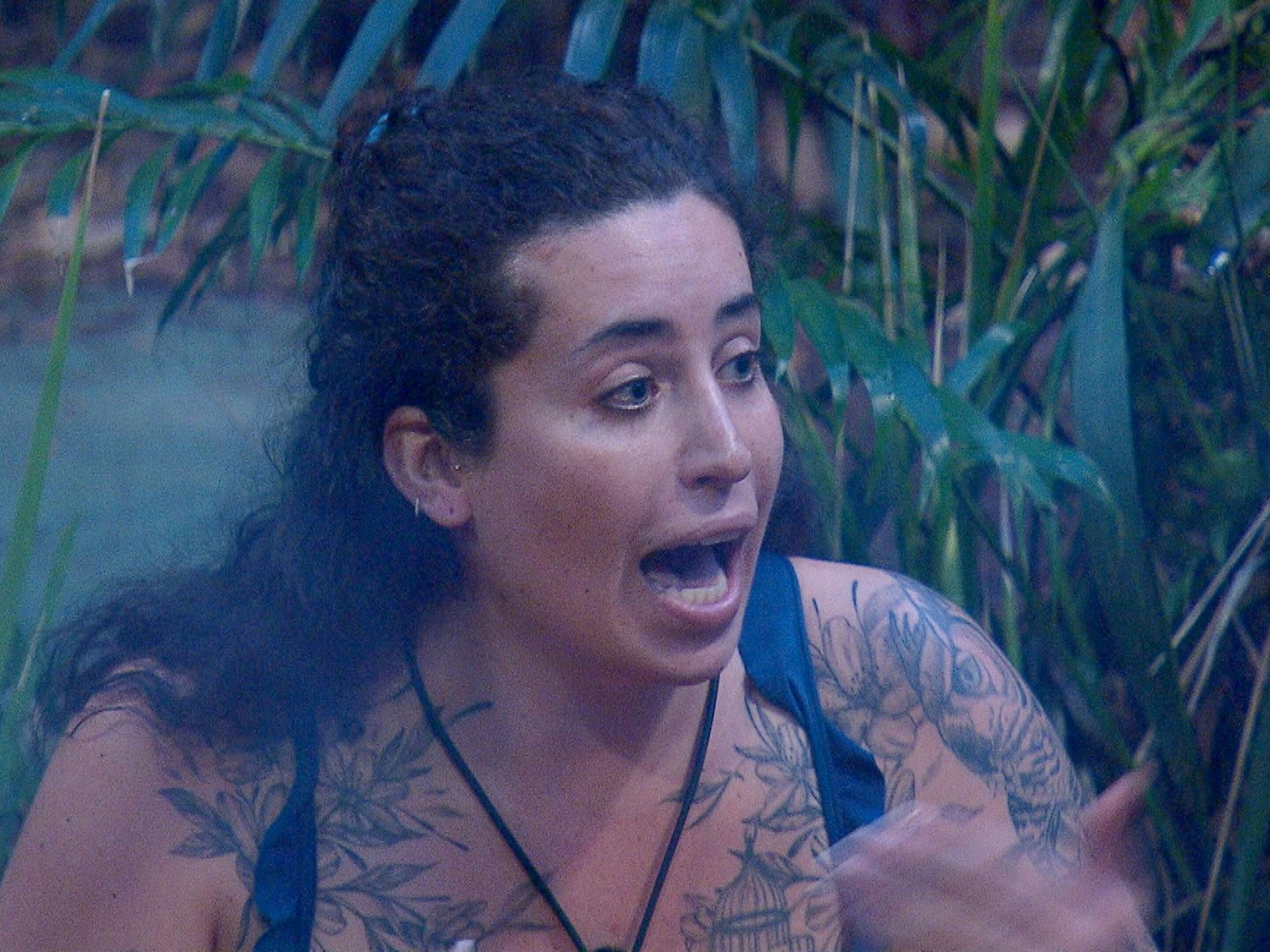 Tag 16 im Dschungelcamp 2023: Es gibt einen hitzigen Streit zwischen Jolina Mennen und Cosimo, der sich von der Influencerin nicht akzeptiert fühlt.