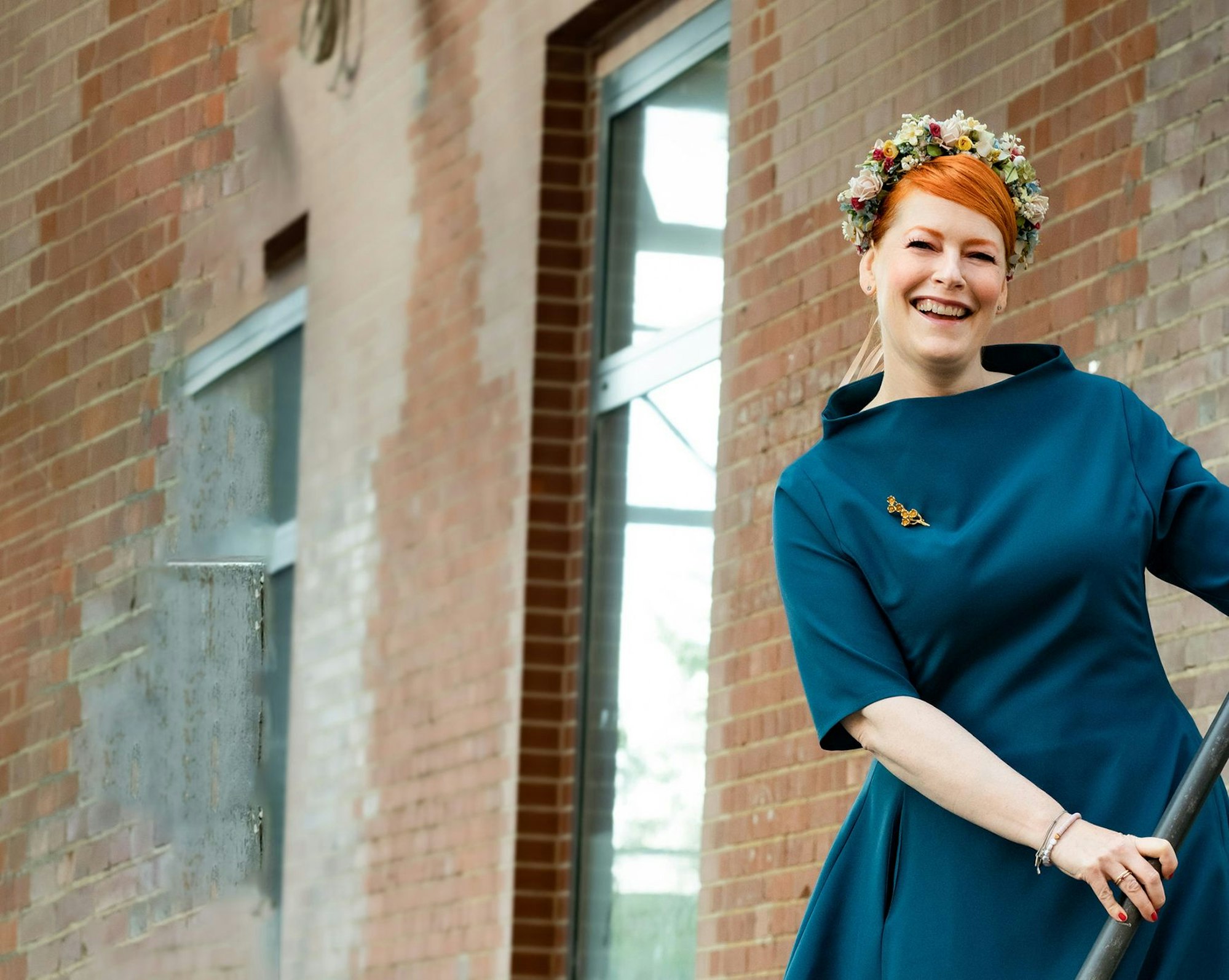 Moderatorin Enie van de Meiklokjes auf einem undatierten Symbolfoto im Rahmen der Aufzeichnung zu „Das große Promibacken“ auf Sat.1.