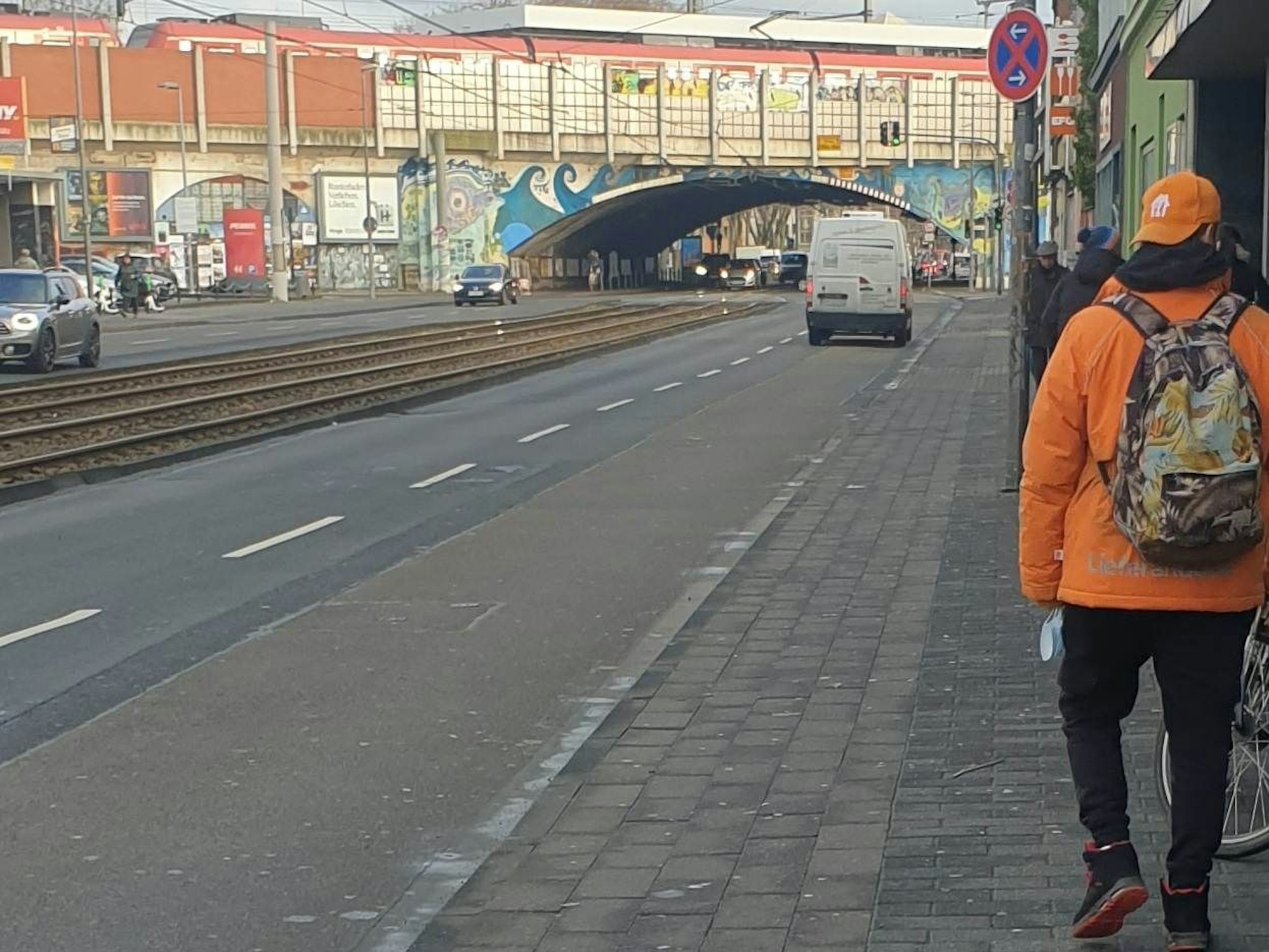 Der Ehrenfeldgürtel in Köln