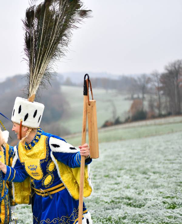 Das weibliche Dreigestirn aus Eikamp (Oberodenthal) bei einem Fotoshooting.