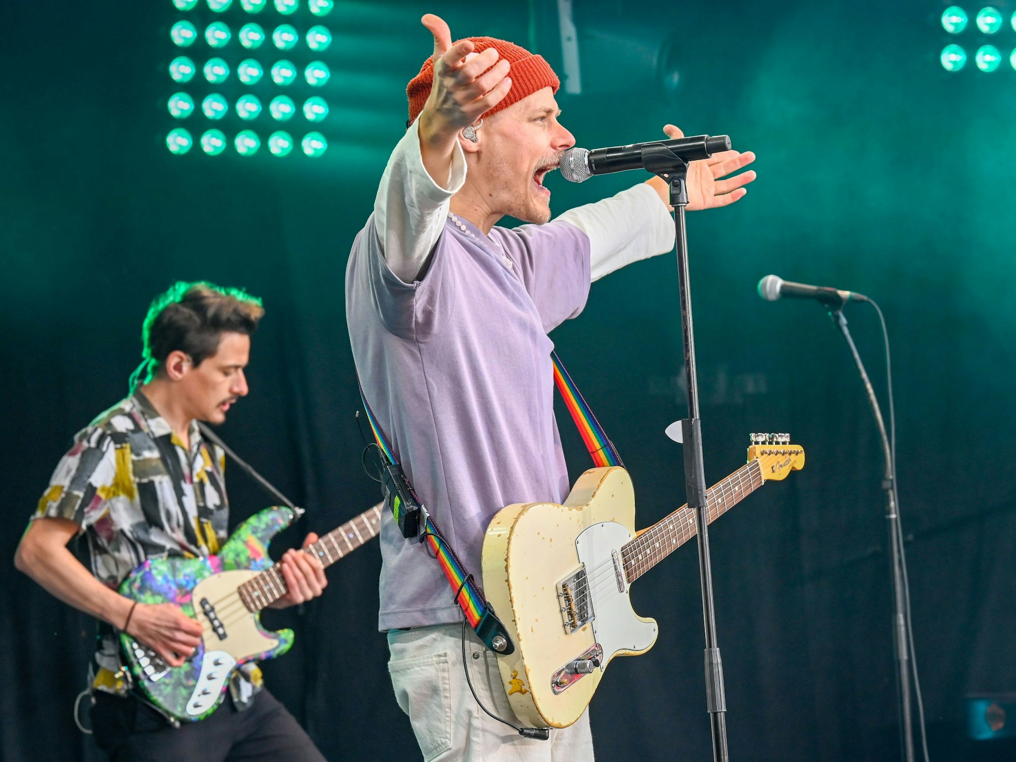 Cat Ballou mit Frontmann Oliver Niesen beim Sessionsauftakt in Köln
