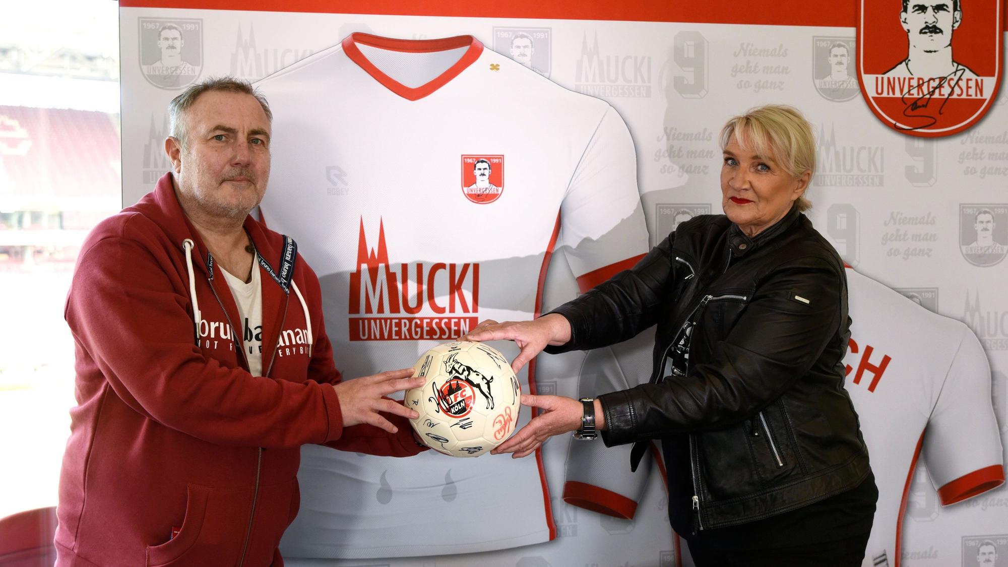 Andreas Gielchen (l.) mit Claudia Banach, am 11. März 2021