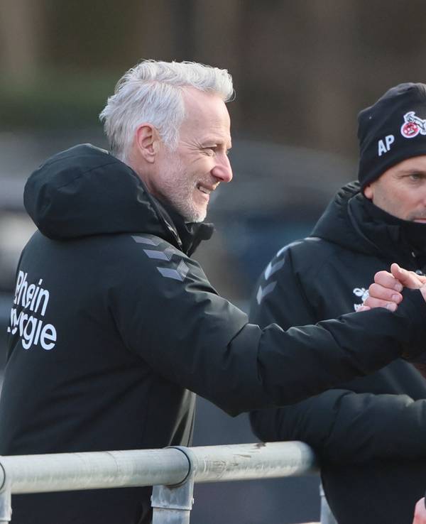 1. FC Köln, Training: Mark Zimmermann, Andre Pawlak, Steffen Baumgart (v. l.)